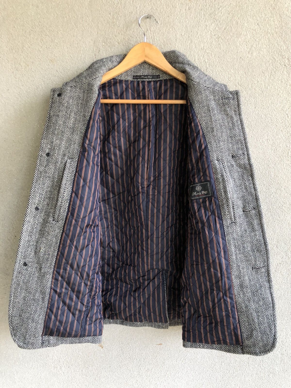 BIGI Vintage Mens Bigi Herringbone wool jacket Size US M / EU 48-50 / 2 - 3 Thumbnail
