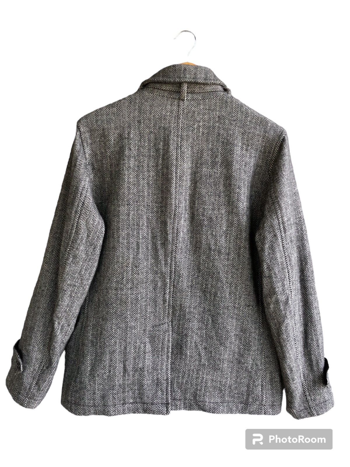 BIGI Vintage Mens Bigi Herringbone wool jacket Size US M / EU 48-50 / 2 - 2 Thumbnail