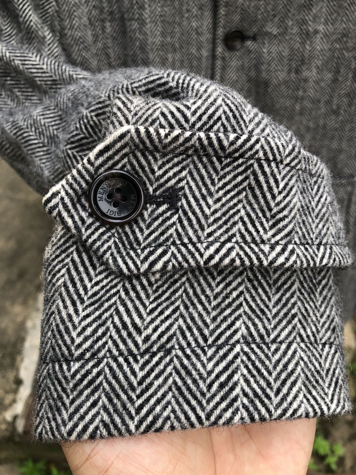 BIGI Vintage Mens Bigi Herringbone wool jacket Size US M / EU 48-50 / 2 - 6 Thumbnail