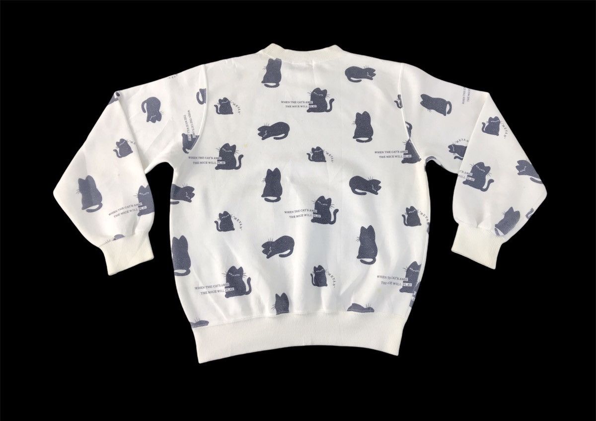 Japanese Brand Stadium CP 1956 Cat Mice All Logo Sweatshirt Pull Over Size US S / EU 44-46 / 1 - 2 Thumbnail