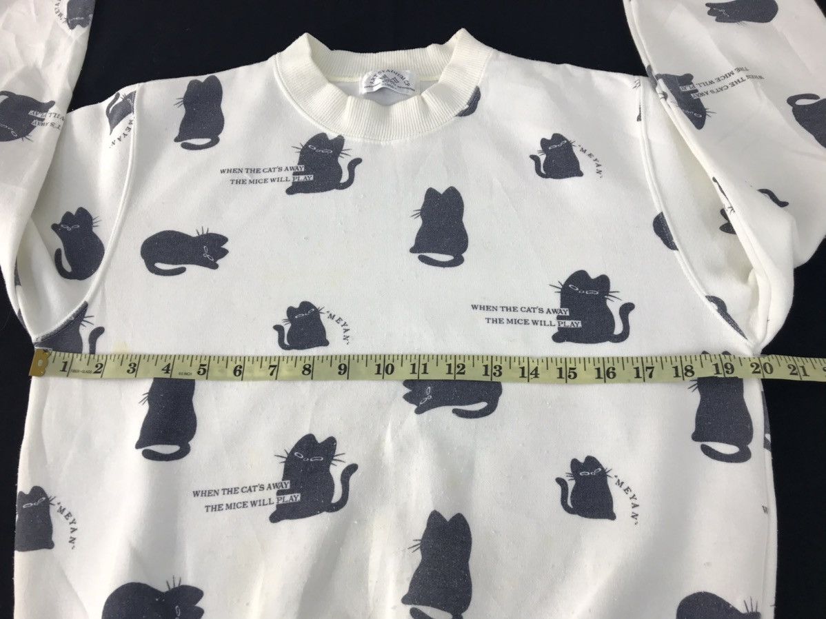 Japanese Brand Stadium CP 1956 Cat Mice All Logo Sweatshirt Pull Over Size US S / EU 44-46 / 1 - 6 Thumbnail