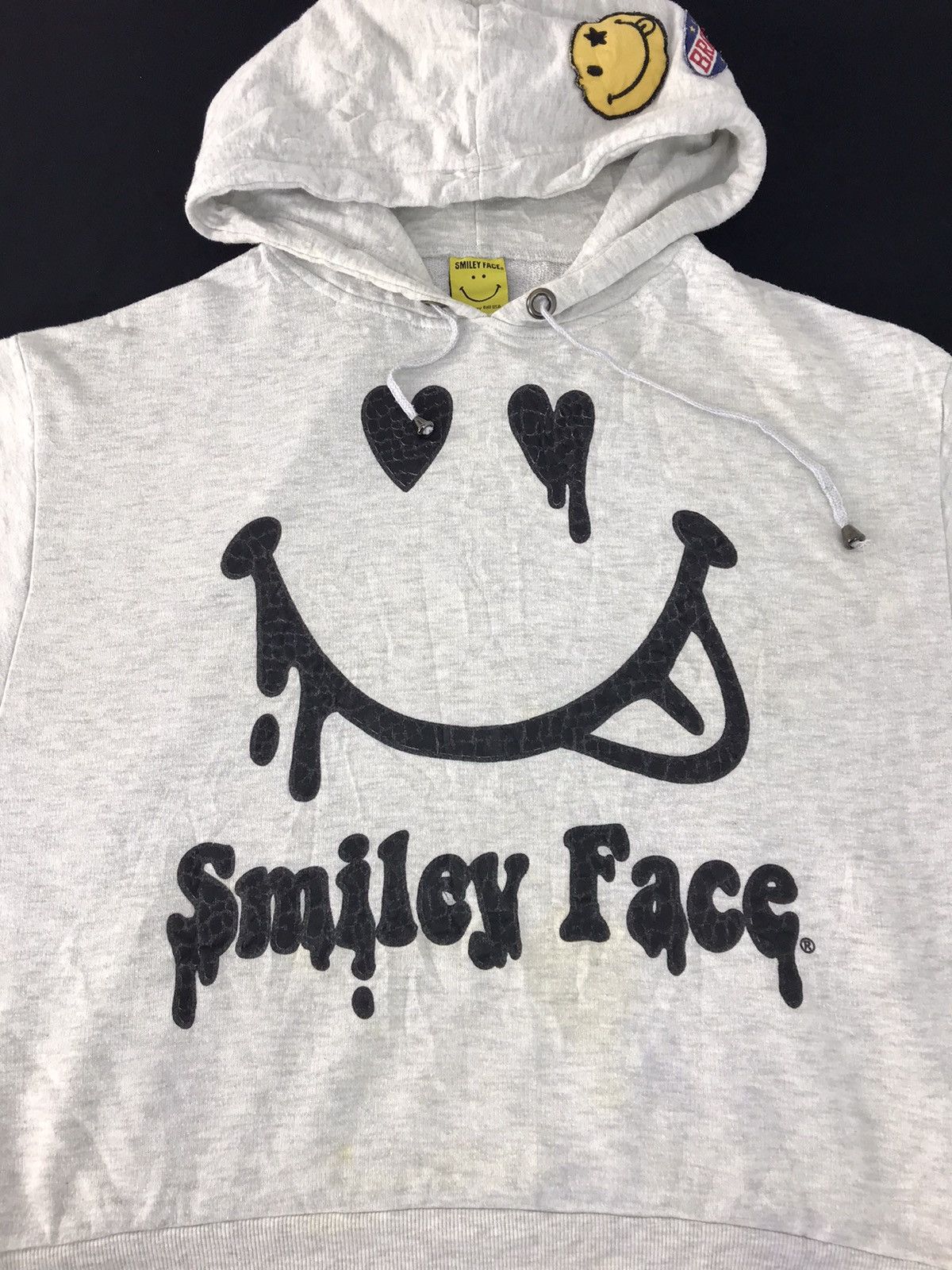 Japanese Brand × Vintage Smiley Face Harvey Ball Hoodies Sweatshirt Big Logo Size US L / EU 52-54 / 3 - 3 Thumbnail