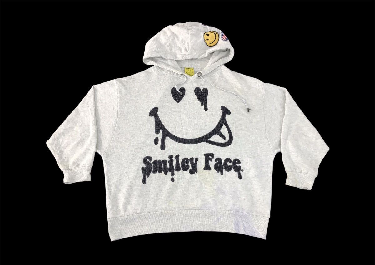 Japanese Brand × Vintage Smiley Face Harvey Ball Hoodies Sweatshirt Big Logo Size US L / EU 52-54 / 3 - 1 Thumbnail