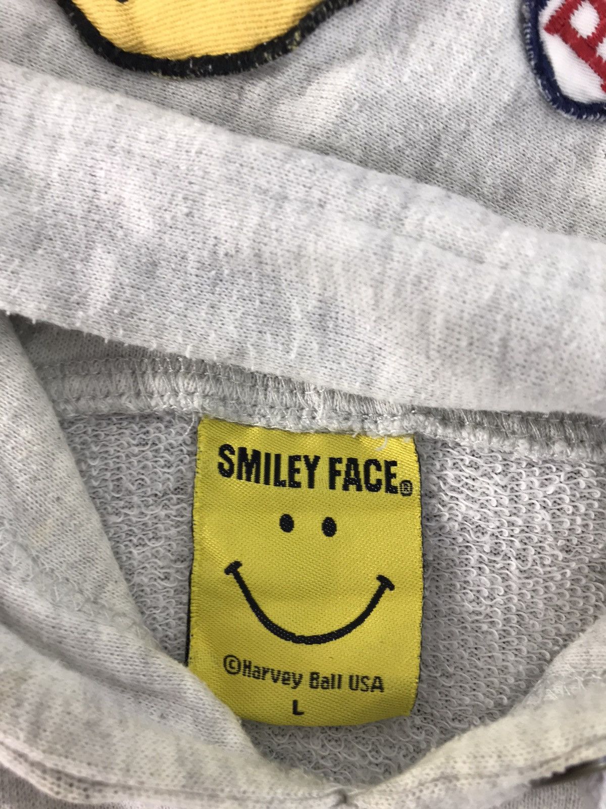 Japanese Brand × Vintage Smiley Face Harvey Ball Hoodies Sweatshirt Big Logo Size US L / EU 52-54 / 3 - 5 Thumbnail