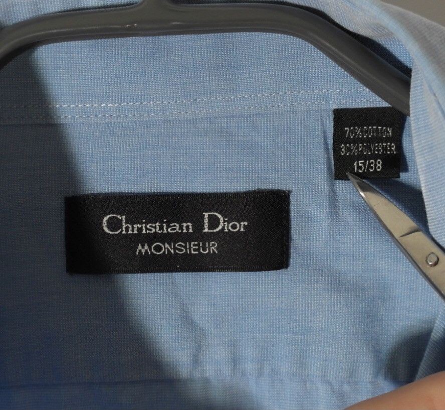 Christian Dior Monsieur Christian Dior Button Up Shirt Vintage Mens Sz M Size US M / EU 48-50 / 2 - 6 Thumbnail