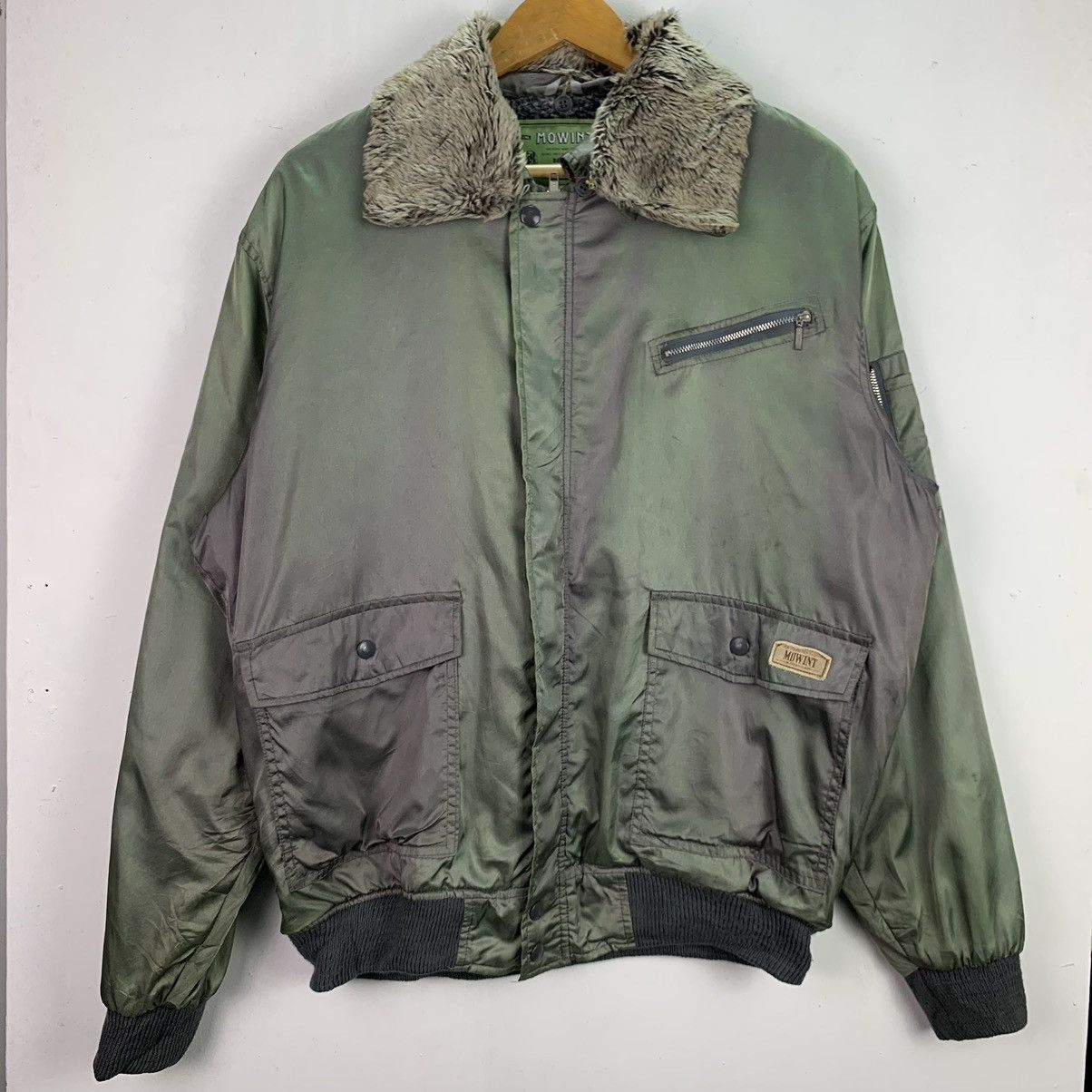 Japanese Brand × Vintage Vintage Mowint Bomber Jacket Size US XXL / EU 58 / 5 - 1 Thumbnail