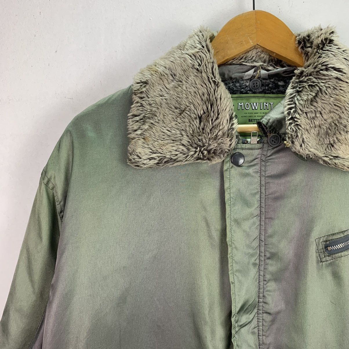 Japanese Brand × Vintage Vintage Mowint Bomber Jacket Size US XXL / EU 58 / 5 - 2 Thumbnail