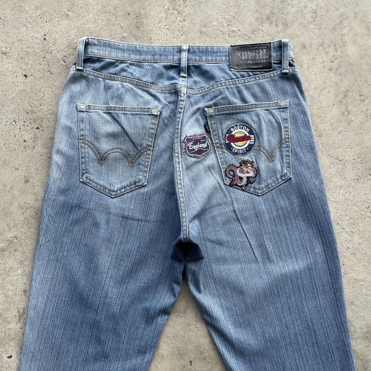 Edwin Vintage Edwin Japan Faded Denim Jeans Pants W33x30.5 Size US 33 - 11 Thumbnail