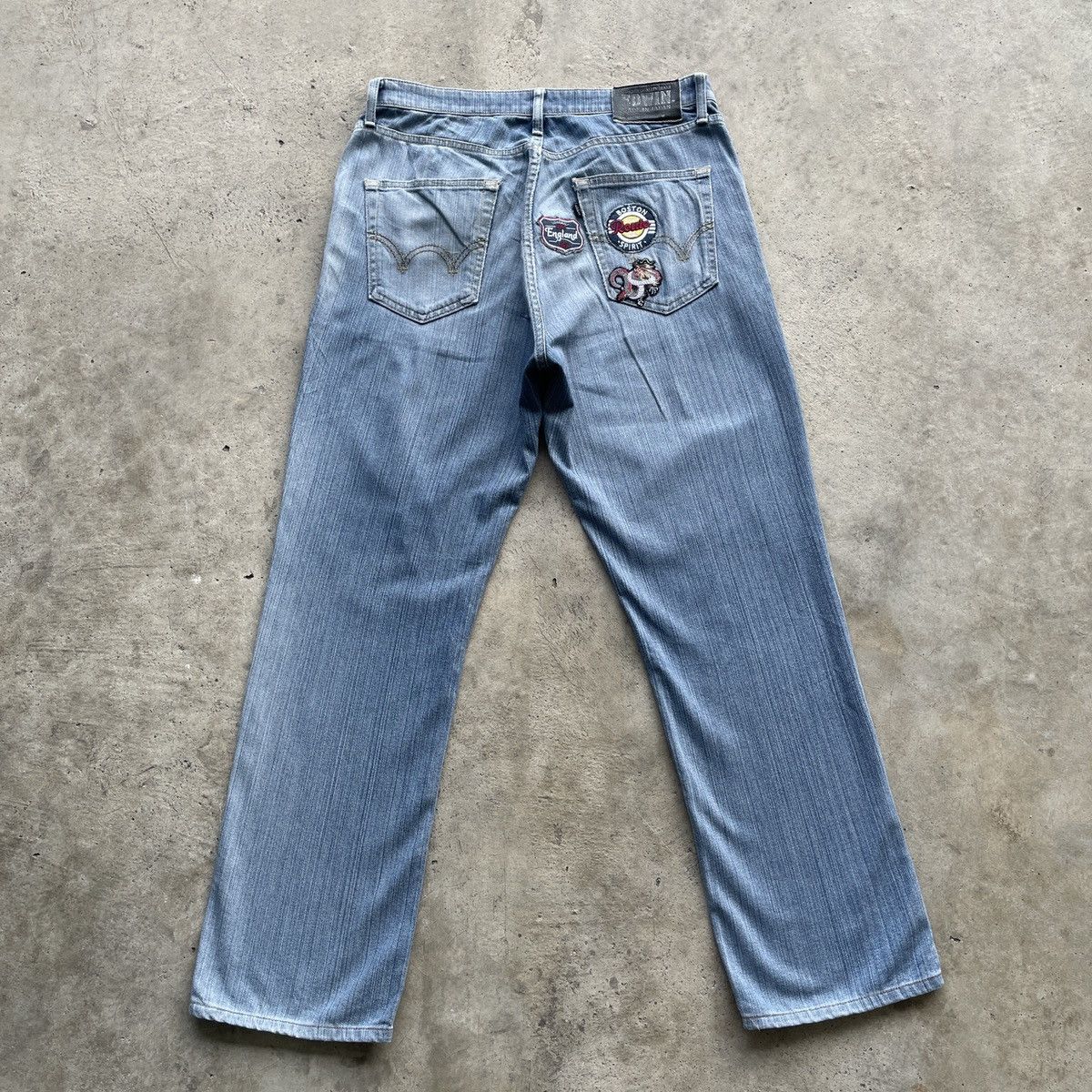 Edwin Vintage Edwin Japan Faded Denim Jeans Pants W33x30.5 Size US 33 - 13 Thumbnail