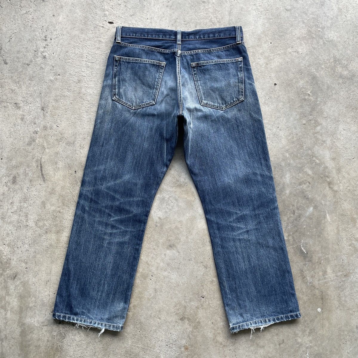 Japanese Brand Vintage Japanese Brand Faded Denim Jeans Pants W32x27 Size US 32 / EU 48 - 11 Thumbnail