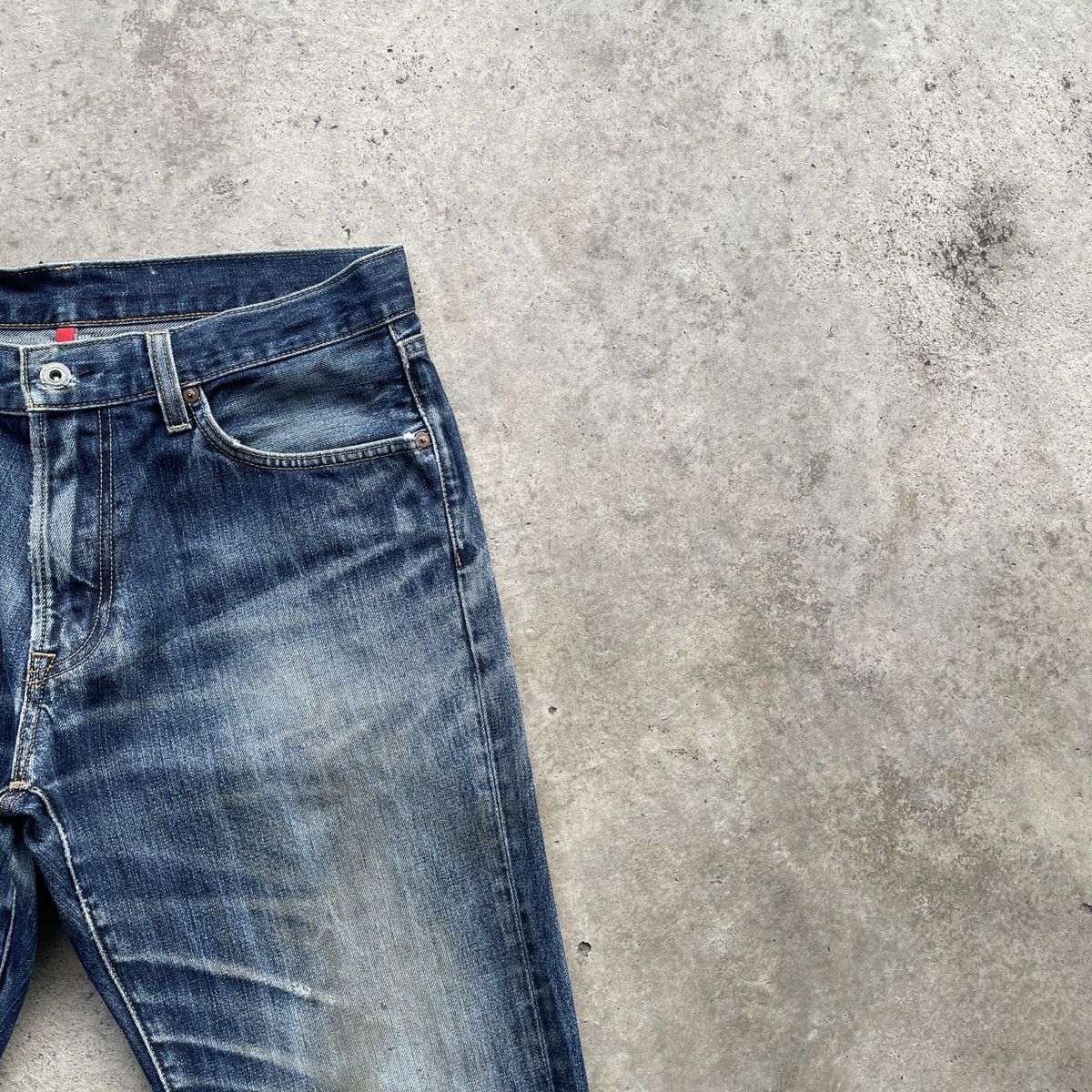 Japanese Brand Vintage Japanese Brand Faded Denim Jeans Pants W32x27 Size US 32 / EU 48 - 6 Thumbnail