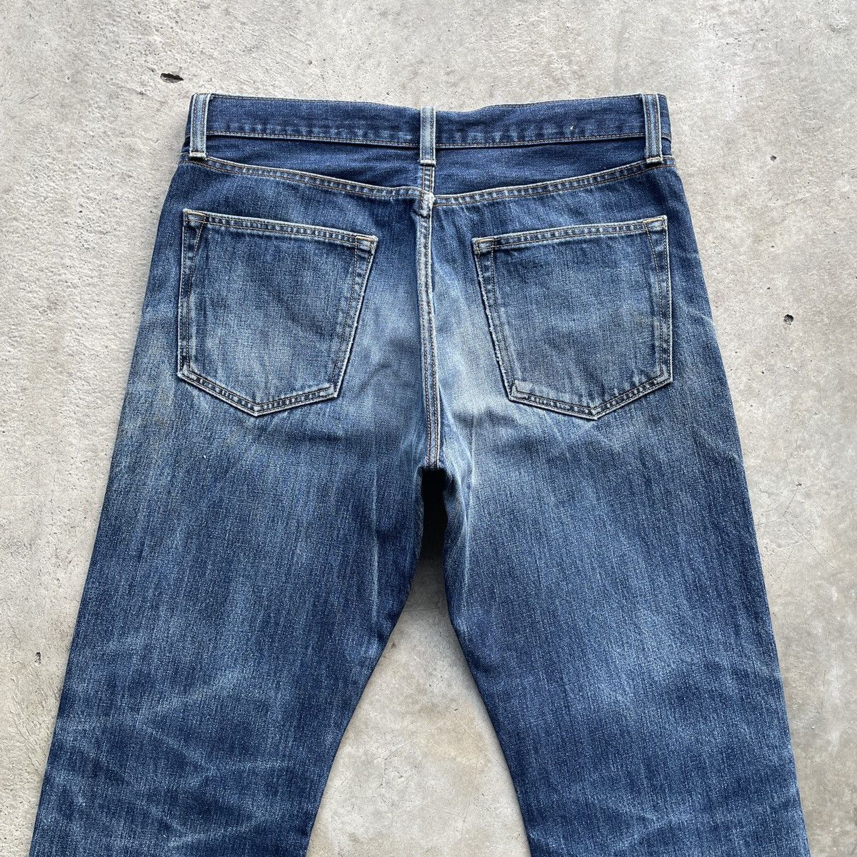 Japanese Brand Vintage Japanese Brand Faded Denim Jeans Pants W32x27 Size US 32 / EU 48 - 9 Thumbnail