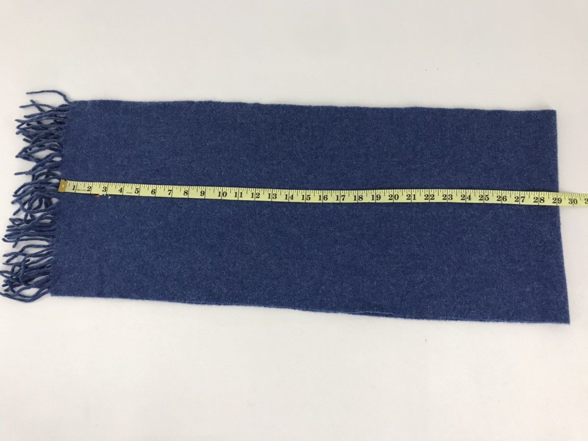 Polo Ralph Lauren × Ralph Lauren Purple Label Polo Ralph Lauren Italy Muffler Scarf Pure Wool Size ONE SIZE - 6 Thumbnail