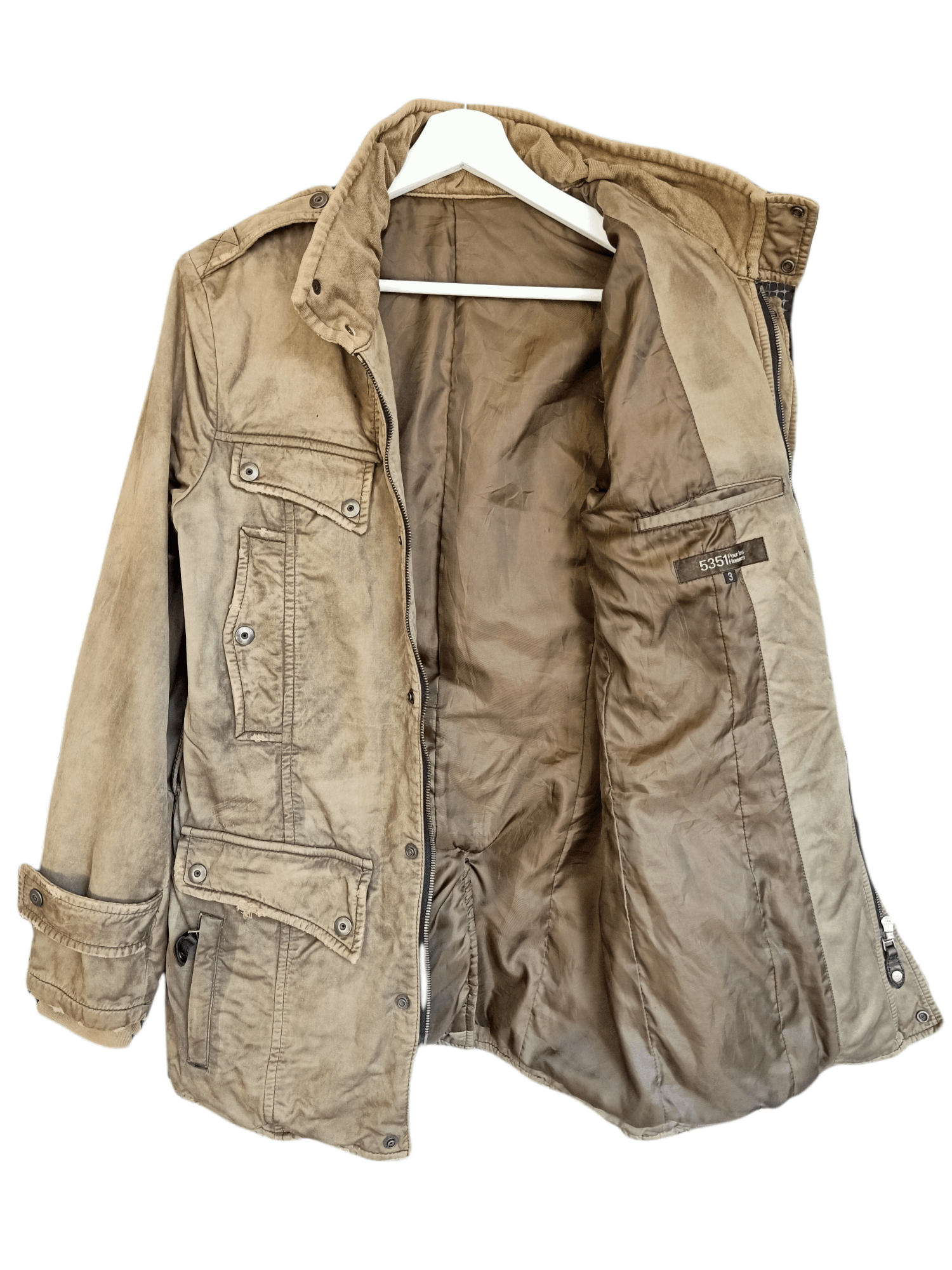 5351 POUR LES HOMMES 5351 Pour les hommes Parka Military Jacket Size US S / EU 44-46 / 1 - 2 Thumbnail