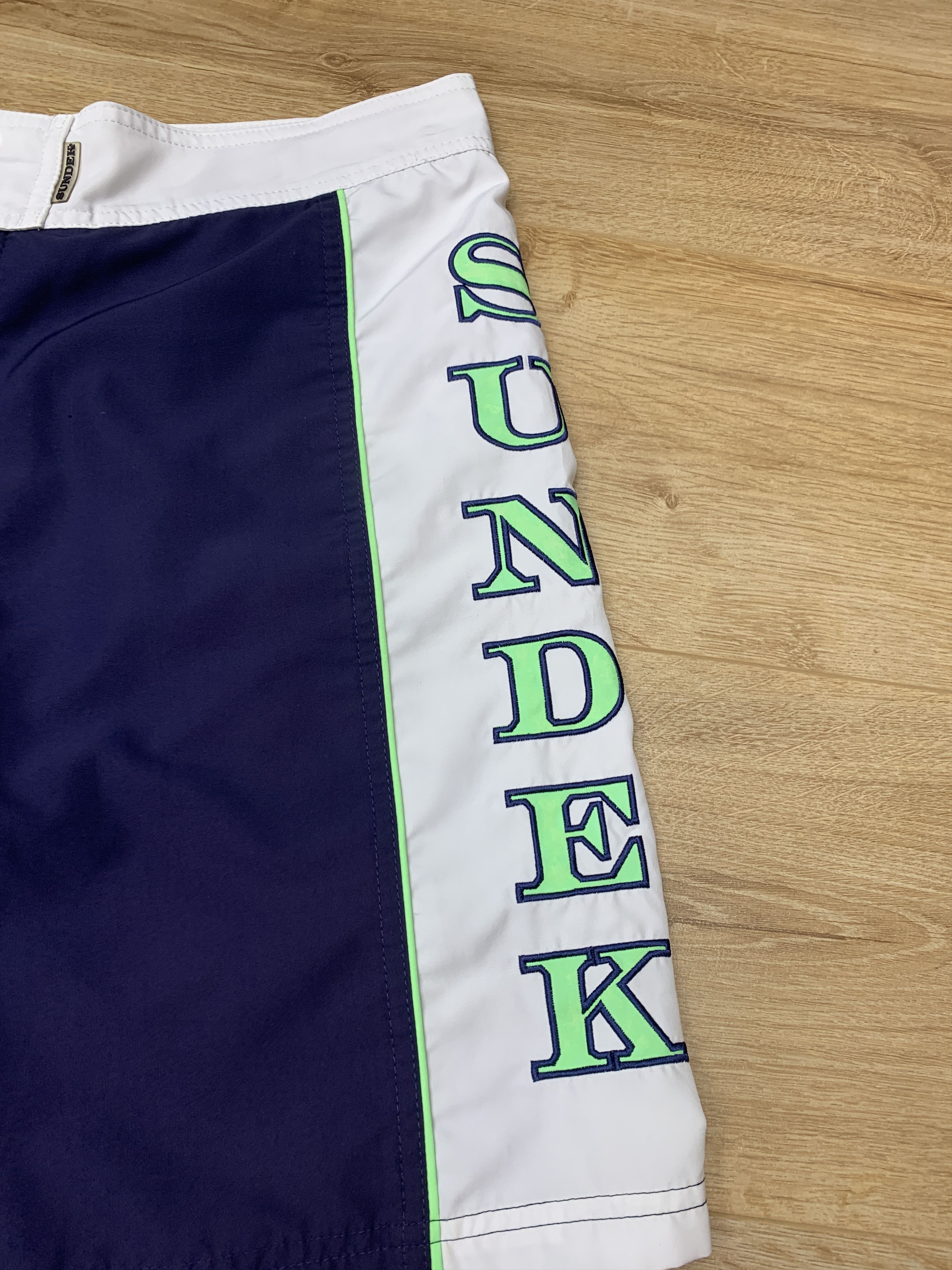Sundek Sundek 34 Beach Board Shorts Trunks Bath Suit Size 34 M Blue Size US 34 / EU 50 - 14 Thumbnail