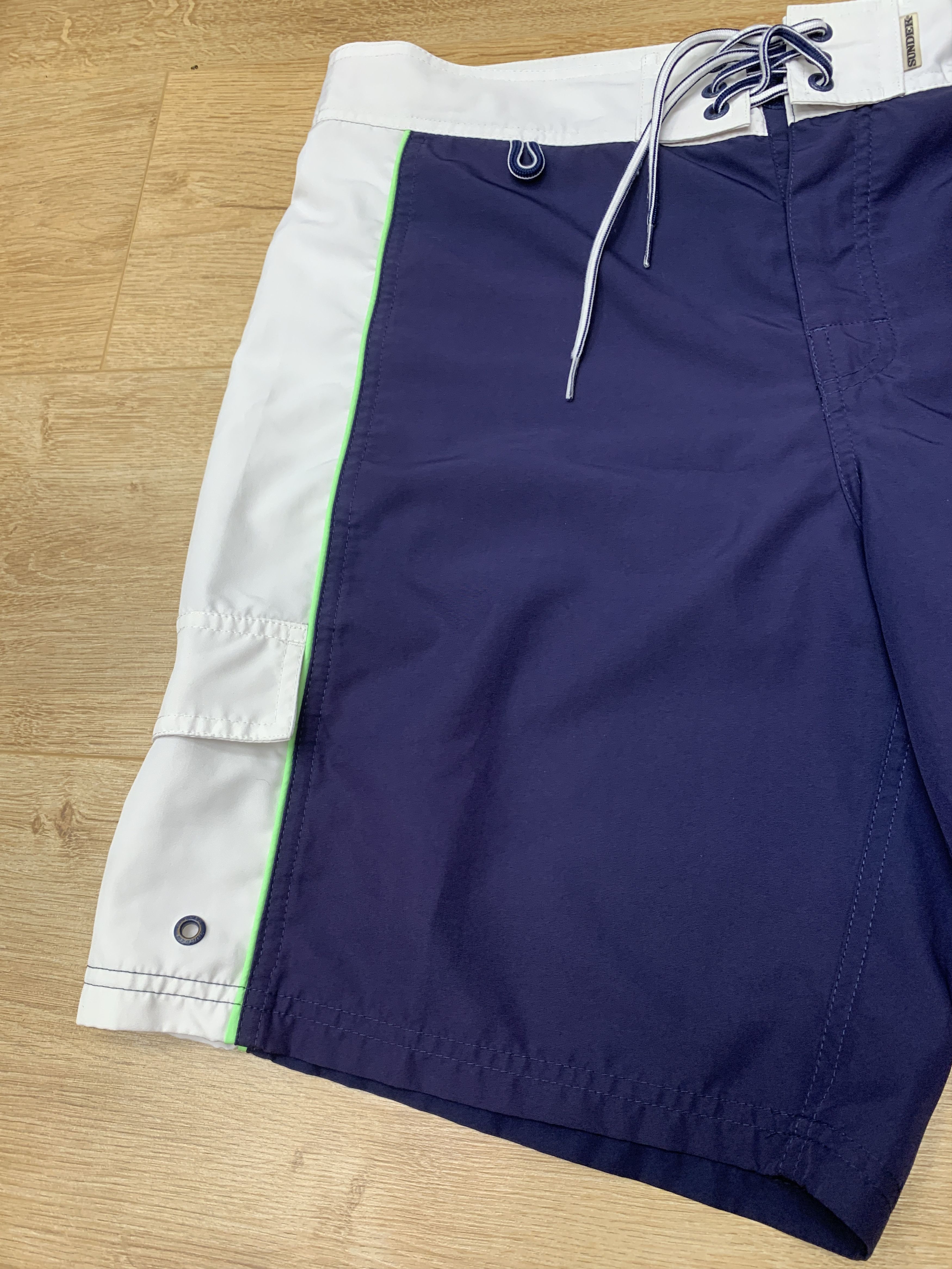 Sundek Sundek 34 Beach Board Shorts Trunks Bath Suit Size 34 M Blue Size US 34 / EU 50 - 13 Thumbnail