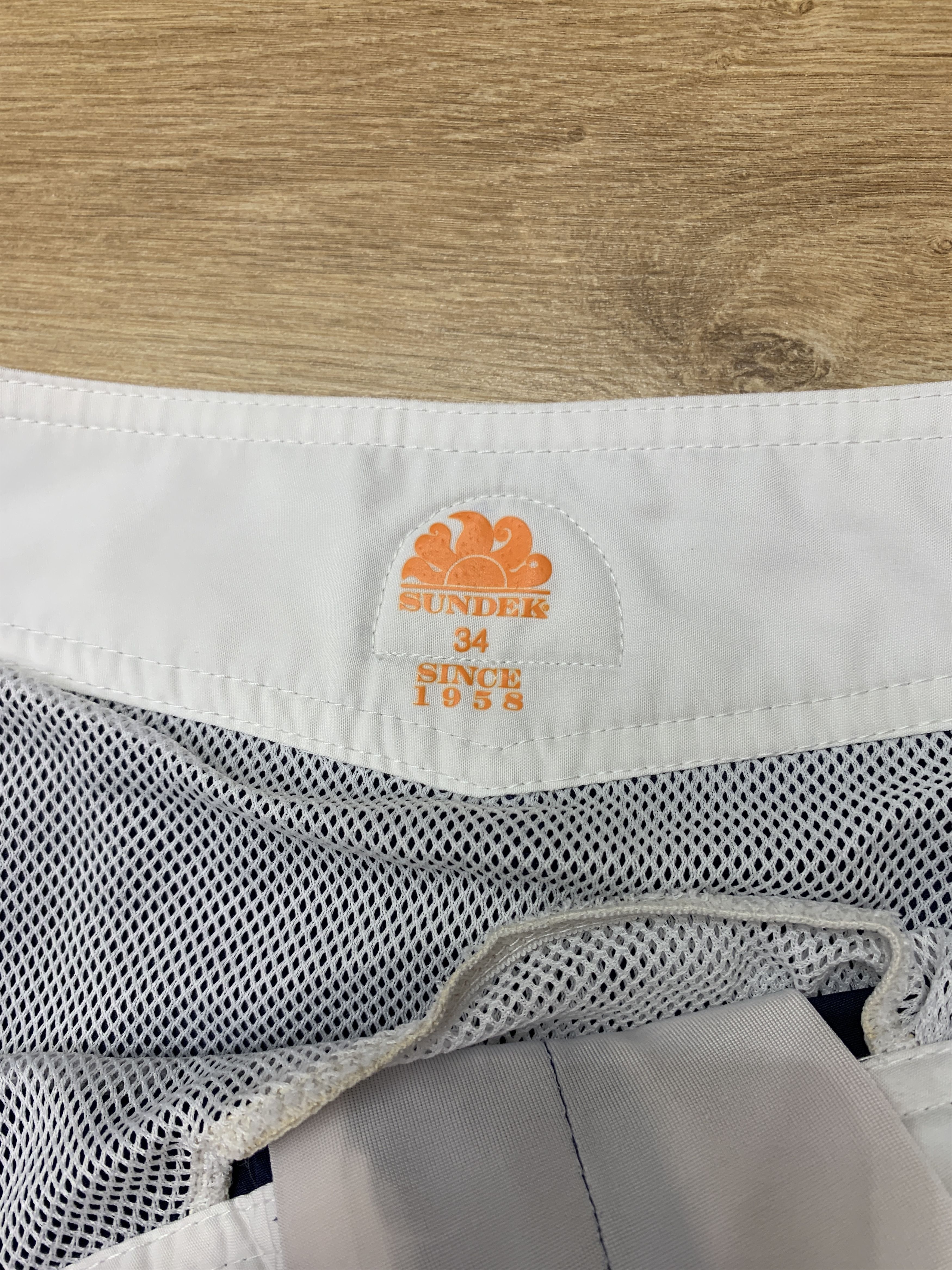 Sundek Sundek 34 Beach Board Shorts Trunks Bath Suit Size 34 M Blue Size US 34 / EU 50 - 16 Thumbnail
