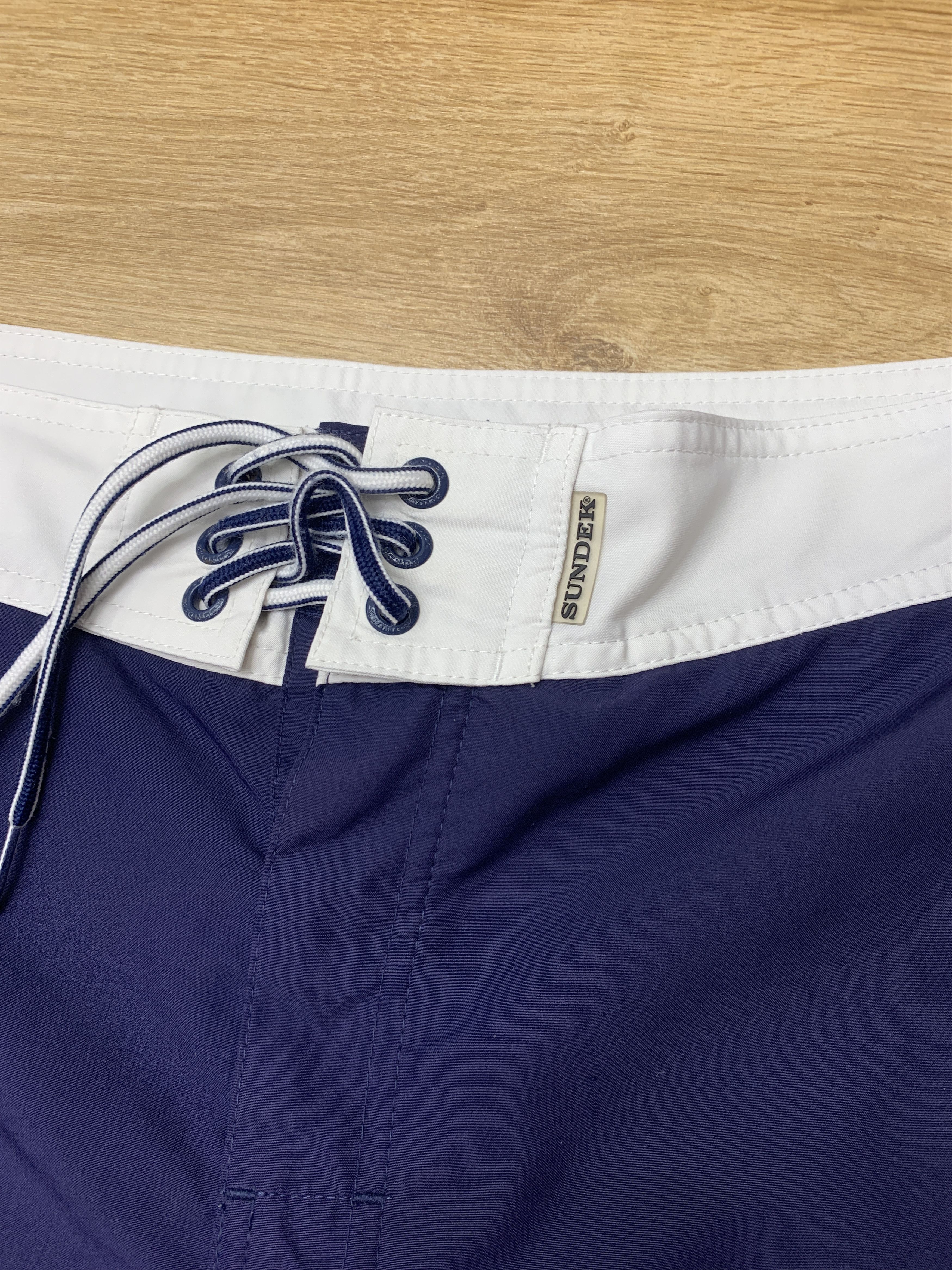 Sundek Sundek 34 Beach Board Shorts Trunks Bath Suit Size 34 M Blue Size US 34 / EU 50 - 15 Thumbnail