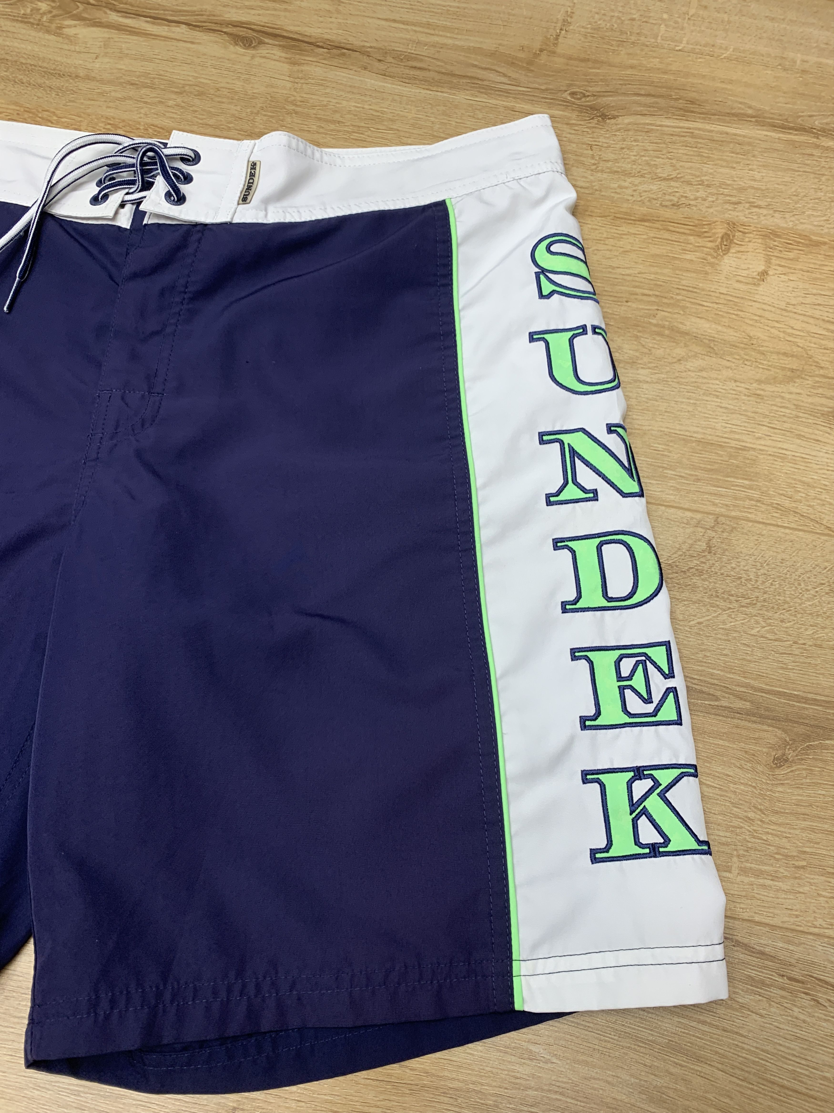 Sundek Sundek 34 Beach Board Shorts Trunks Bath Suit Size 34 M Blue Size US 34 / EU 50 - 12 Thumbnail