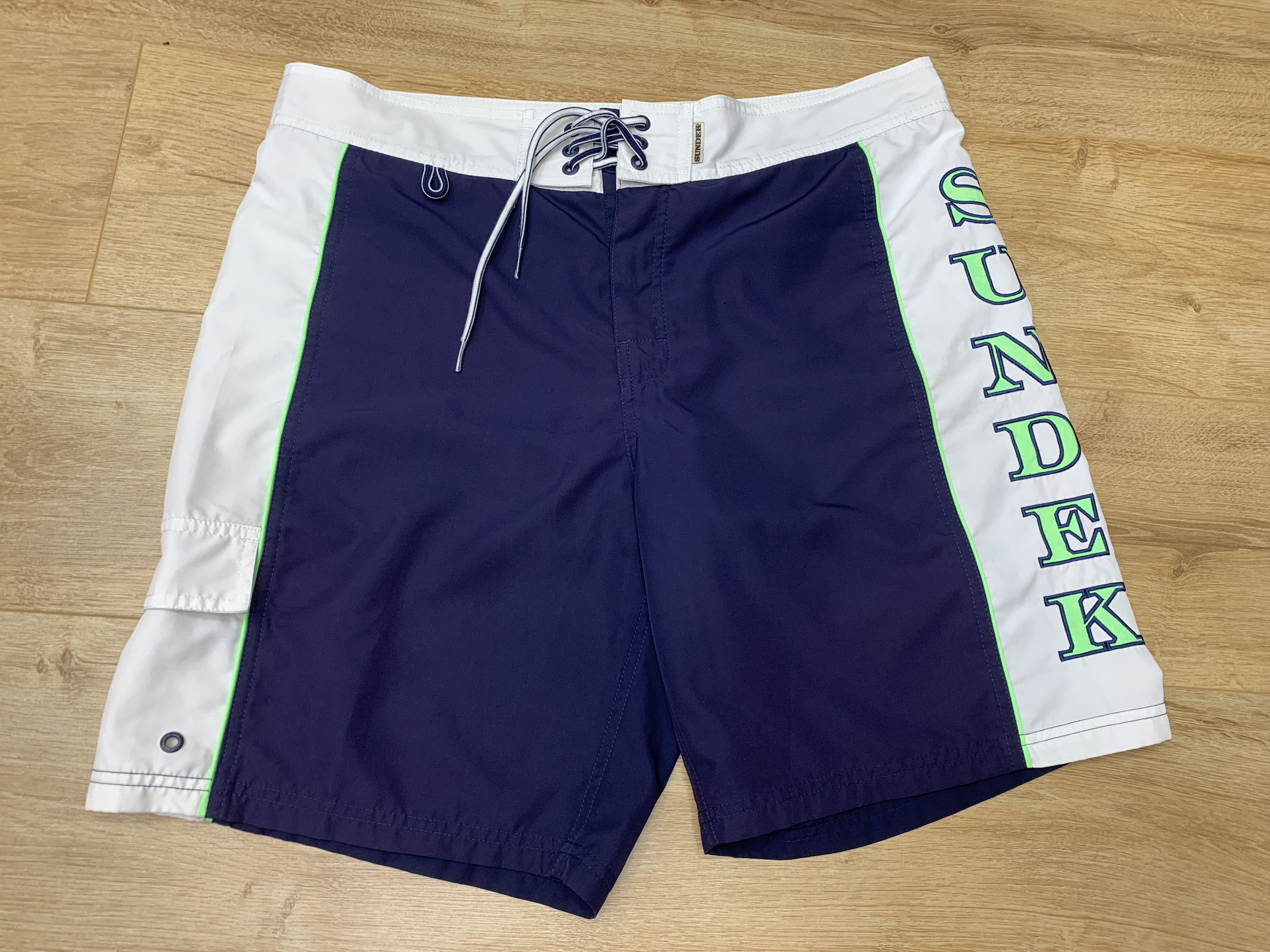 Sundek Sundek 34 Beach Board Shorts Trunks Bath Suit Size 34 M Blue Size US 34 / EU 50 - 1 Thumbnail