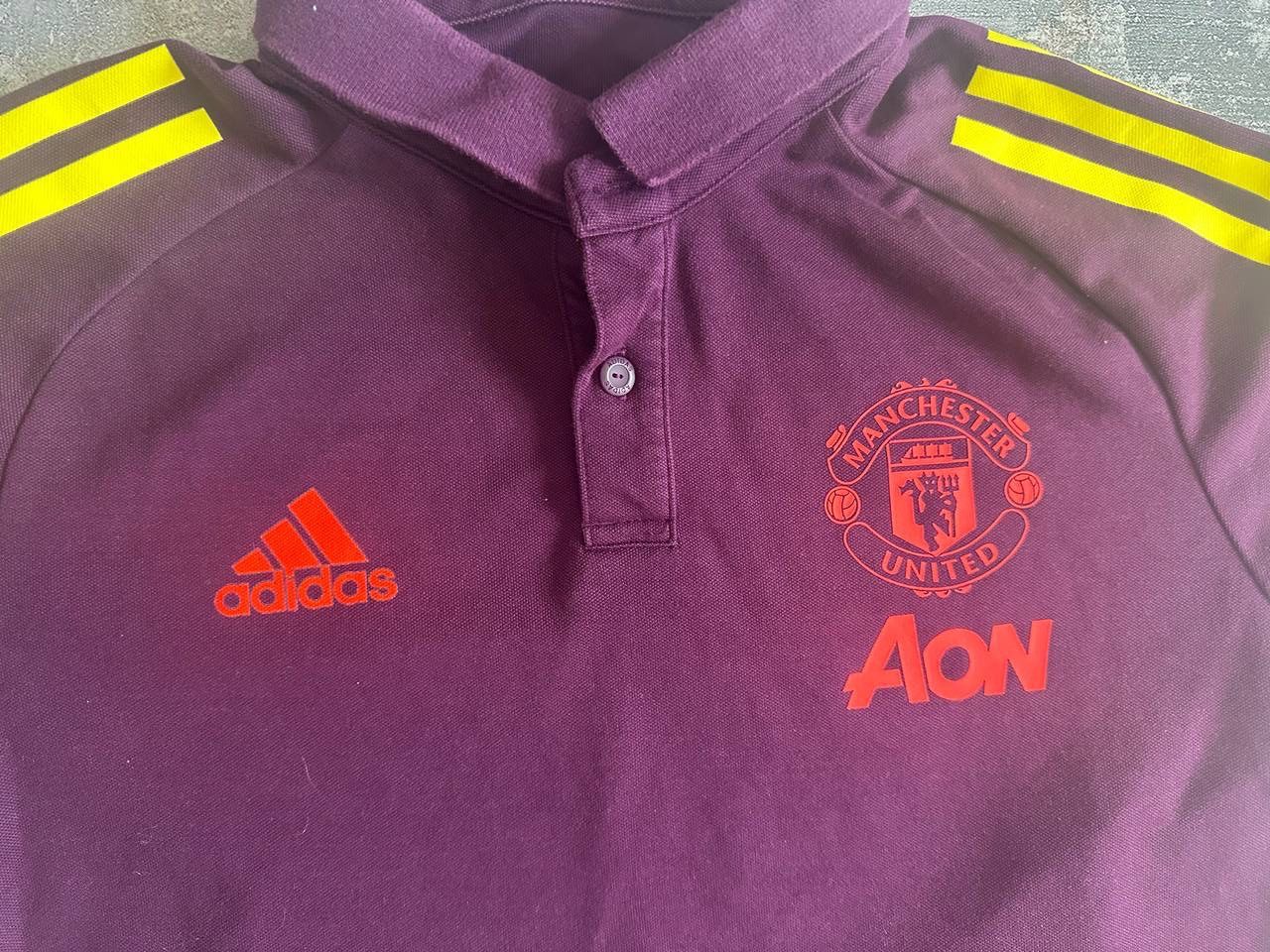 Adidas Manchester United training polo 2020/2021 Size US M / EU 48-50 / 2 - 7 Thumbnail