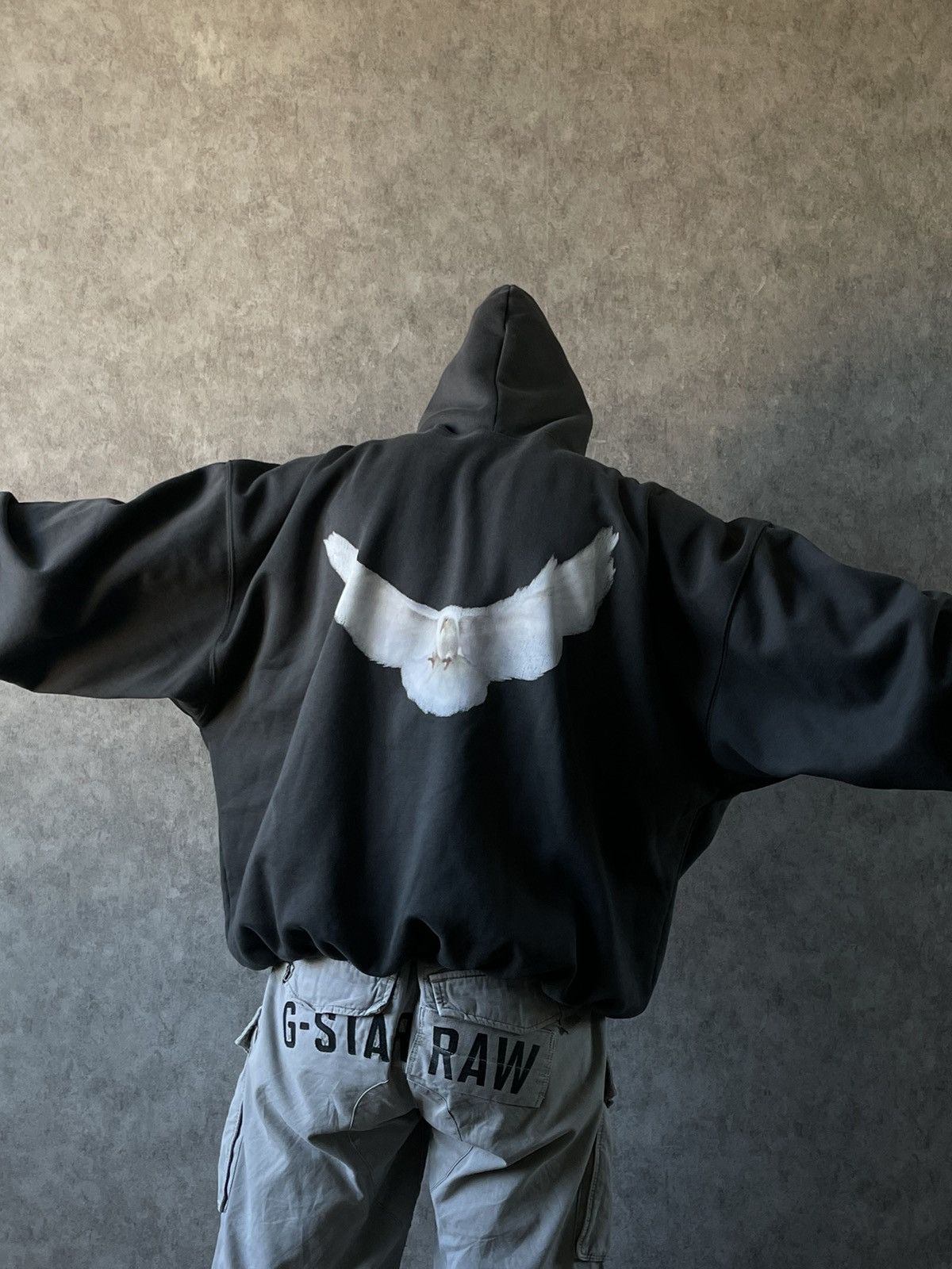 YZY GAP X BALENCIAGA “DOVE” HOODIE
