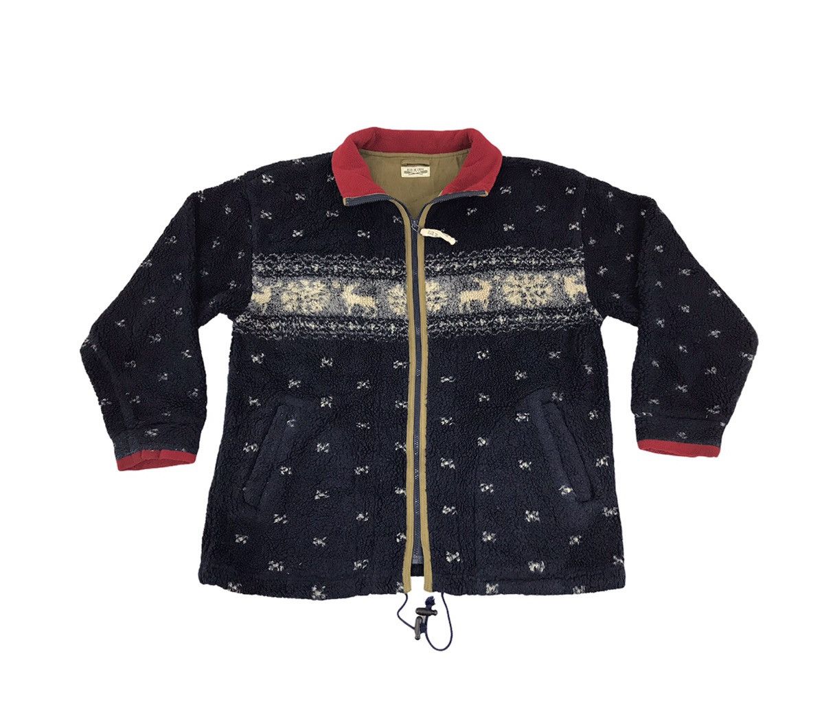 Japanese Brand Blue De Chine Putit Winter Season Fleece Jacket Size US M / EU 48-50 / 2 - 1 Thumbnail