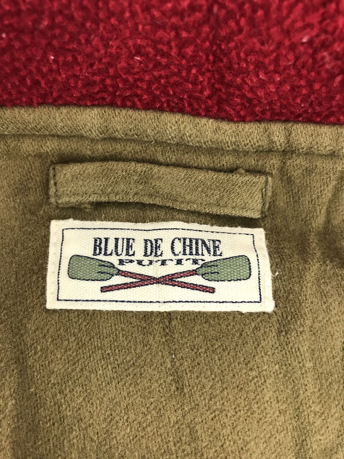 Japanese Brand Blue De Chine Putit Winter Season Fleece Jacket Size US M / EU 48-50 / 2 - 5 Thumbnail