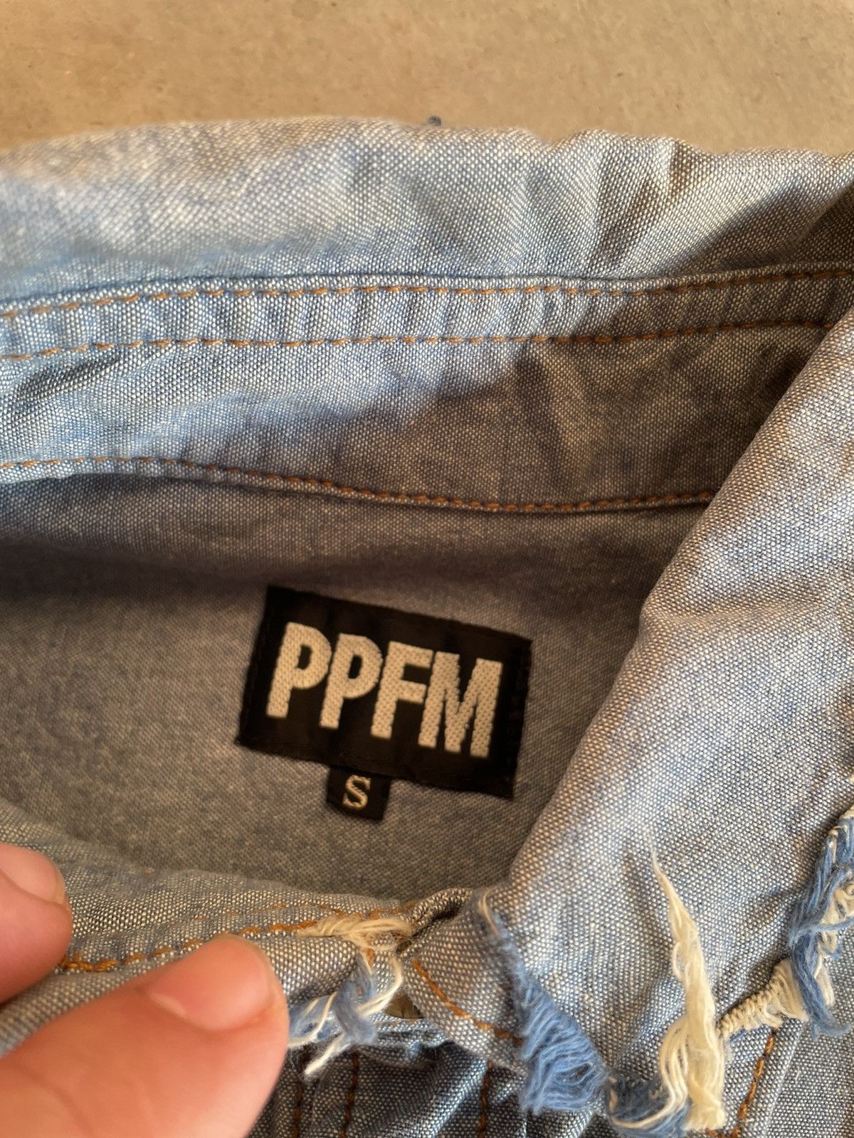 Japanese Brand PPFM LONG SLEEVE BUTTON UP Size S / US 4 / IT 40 - 4 Thumbnail