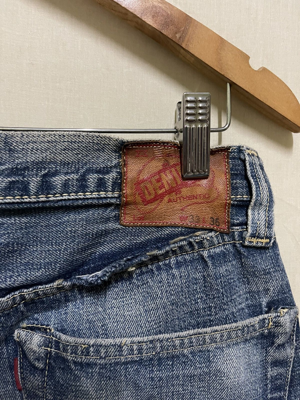 Denime Denime Japan Selvedge Jeans Distressed Size US 32 / EU 48 - 15 Thumbnail