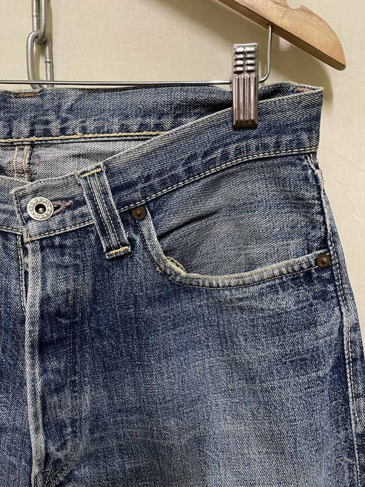 Denime Denime Japan Selvedge Jeans Distressed Size US 32 / EU 48 - 5 Thumbnail