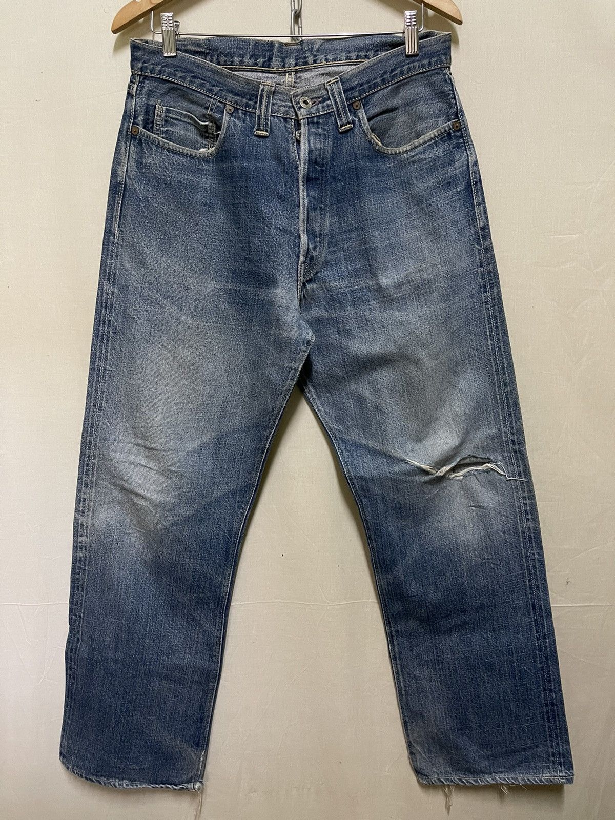 Denime Denime Japan Selvedge Jeans Distressed Size US 32 / EU 48 - 1 Thumbnail