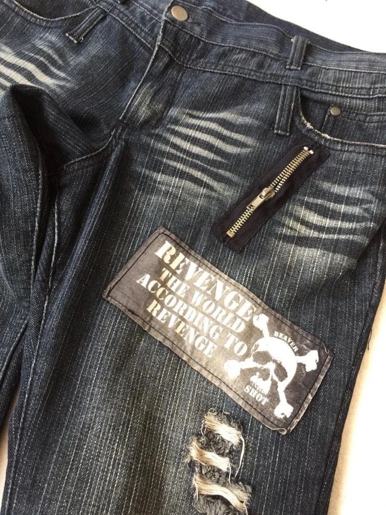 Le Grande Bleu (L.G.B.) Seditionaries Punk Sex Pot Revenge Denim Size US 32 / EU 48 - 7 Thumbnail