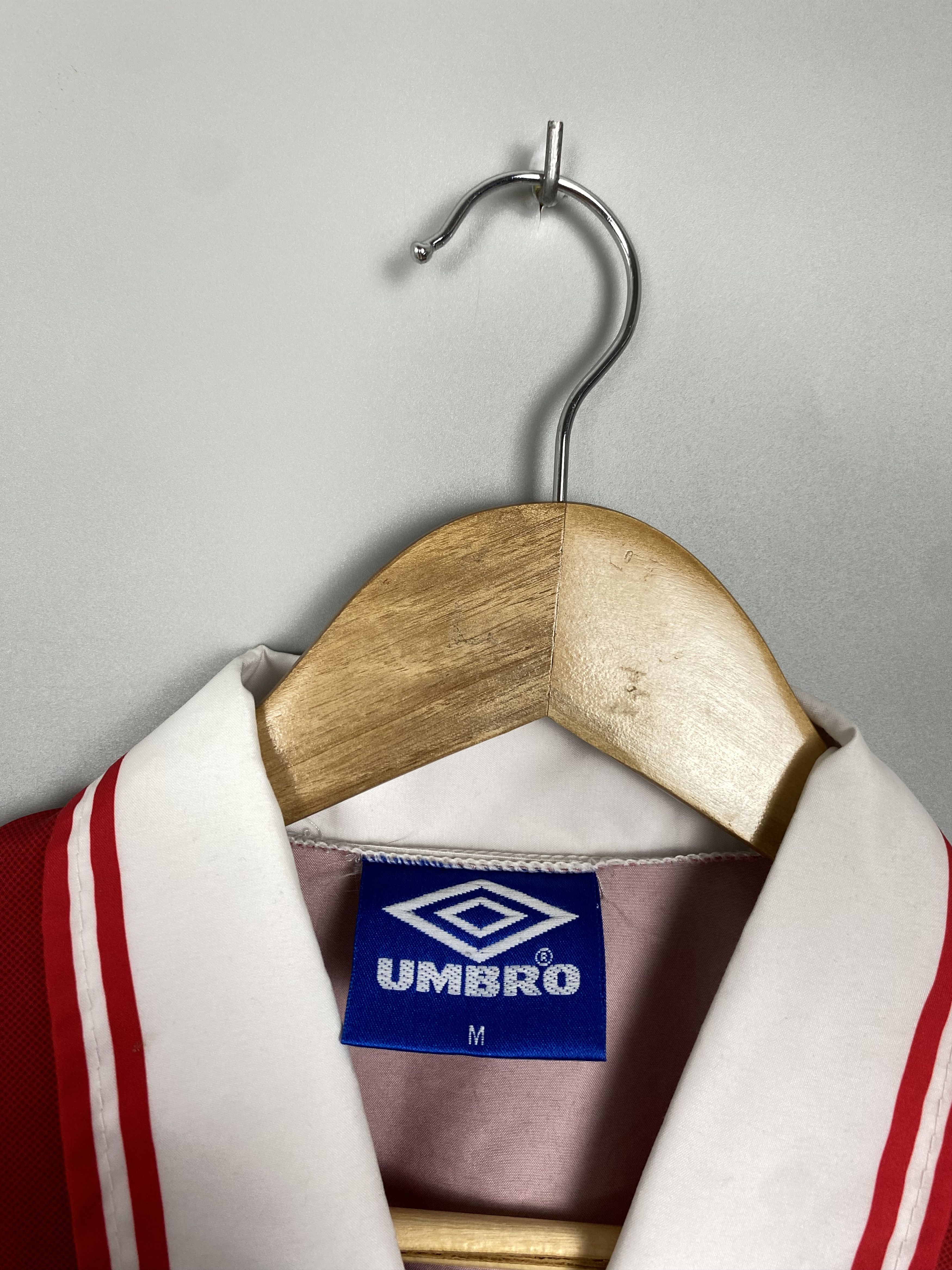 Umbro 1997-98 AJAX Amsterdam Netherlands Home Umbro Football Kit Size US M / EU 48-50 / 2 - 9 Thumbnail