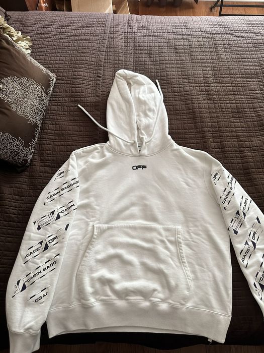OffWhite Baggage Claim Hoodie Grailed