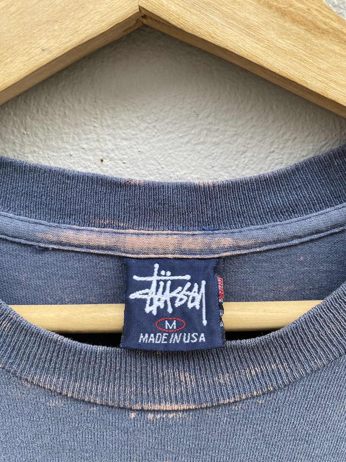 Stussy 💥RARE💥Vintage 90s STUSSY Photo Print “Surfing” Shawn Stussy Size US M / EU 48-50 / 2 - 7 Thumbnail