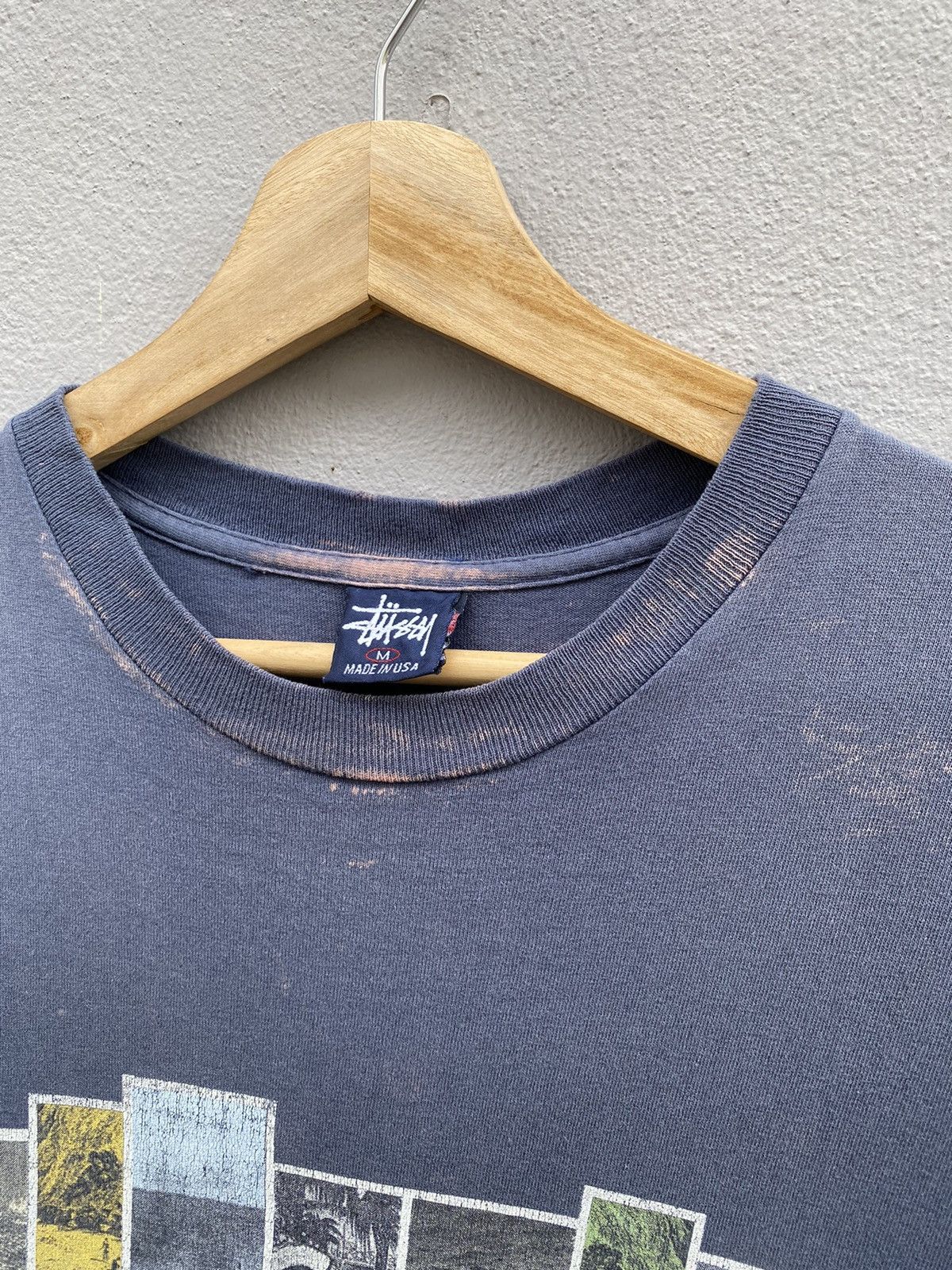 Stussy 💥RARE💥Vintage 90s STUSSY Photo Print “Surfing” Shawn Stussy Size US M / EU 48-50 / 2 - 9 Thumbnail