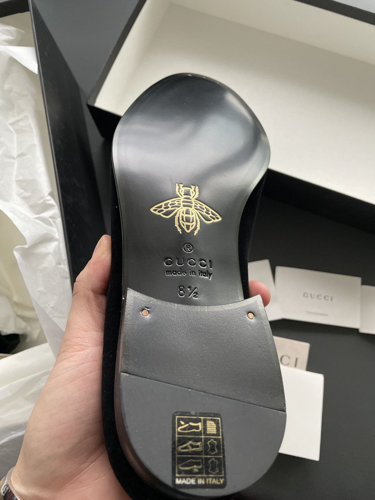 Gucci New Rare Super Runway Logo Flying Pig Velvet Leather Loafer Size US 9 / EU 42 - 21 Thumbnail