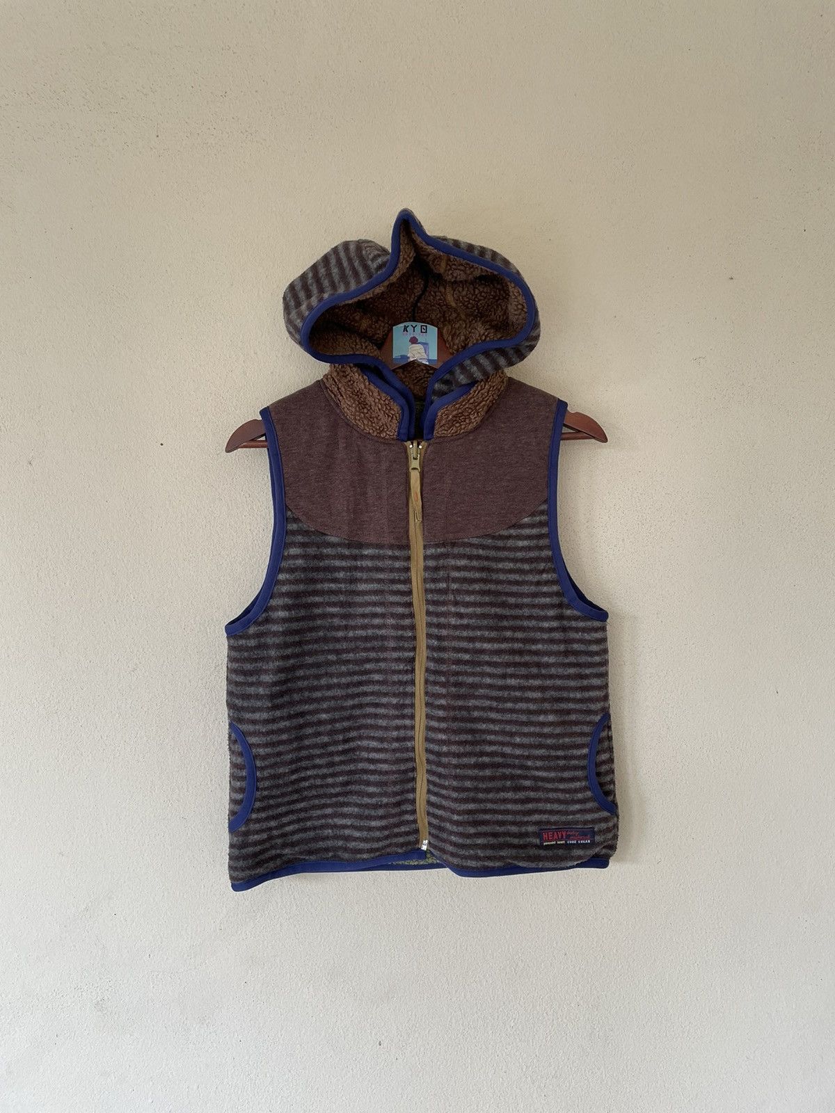 Japanese Brand REVERSIBLE CUBE SUGAR QUILTED VEST Size US M / EU 48-50 / 2 - 2 Thumbnail