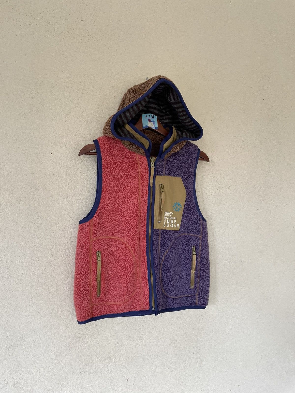 Japanese Brand REVERSIBLE CUBE SUGAR QUILTED VEST Size US M / EU 48-50 / 2 - 3 Thumbnail