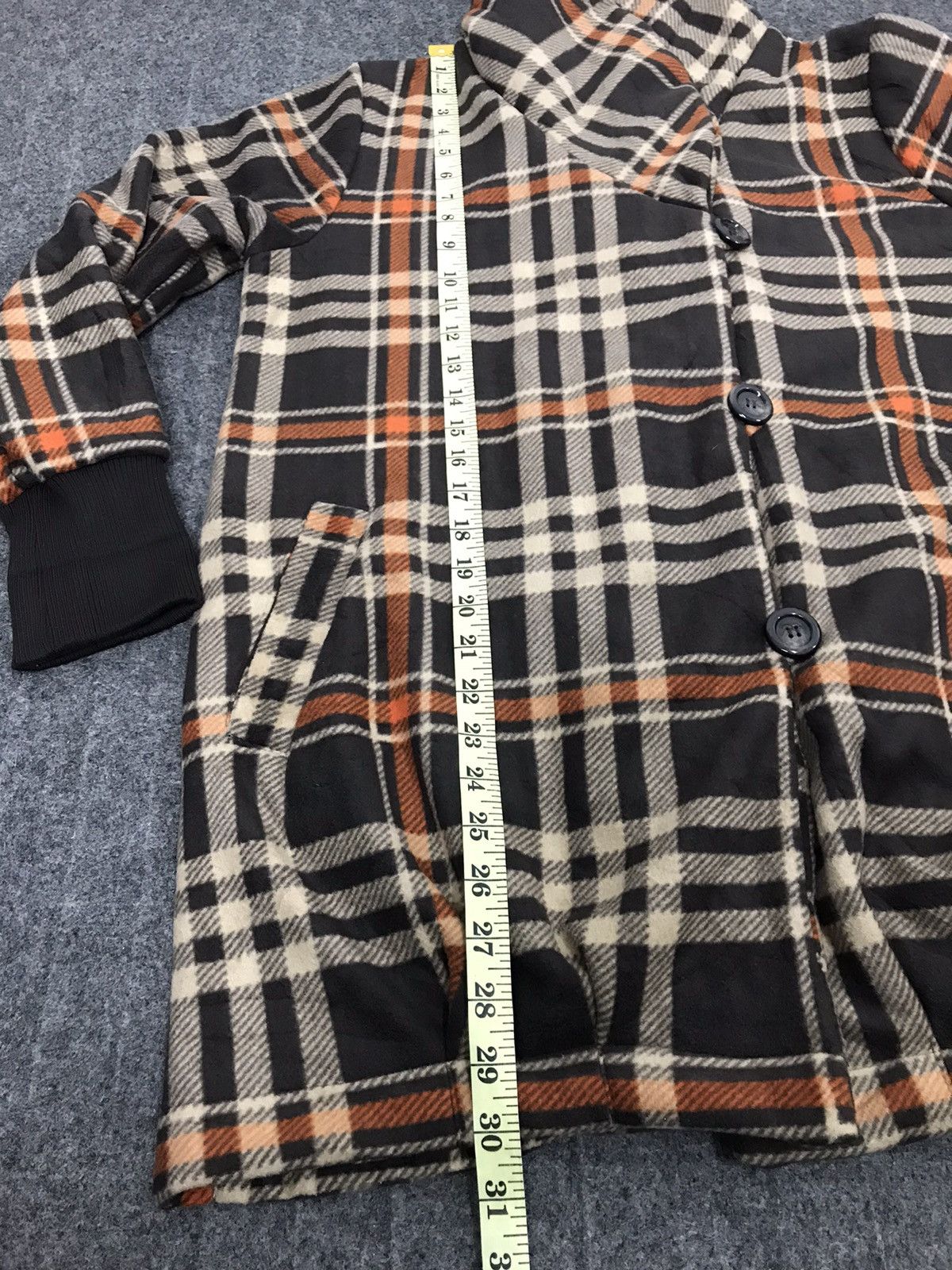 Vintage Jacket Plaid Checked Double Pocket Sherpa Inner Size US L / EU 52-54 / 3 - 4 Thumbnail