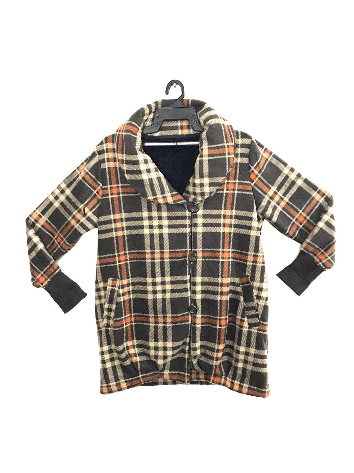 Vintage Jacket Plaid Checked Double Pocket Sherpa Inner Size US L / EU 52-54 / 3 - 1 Thumbnail