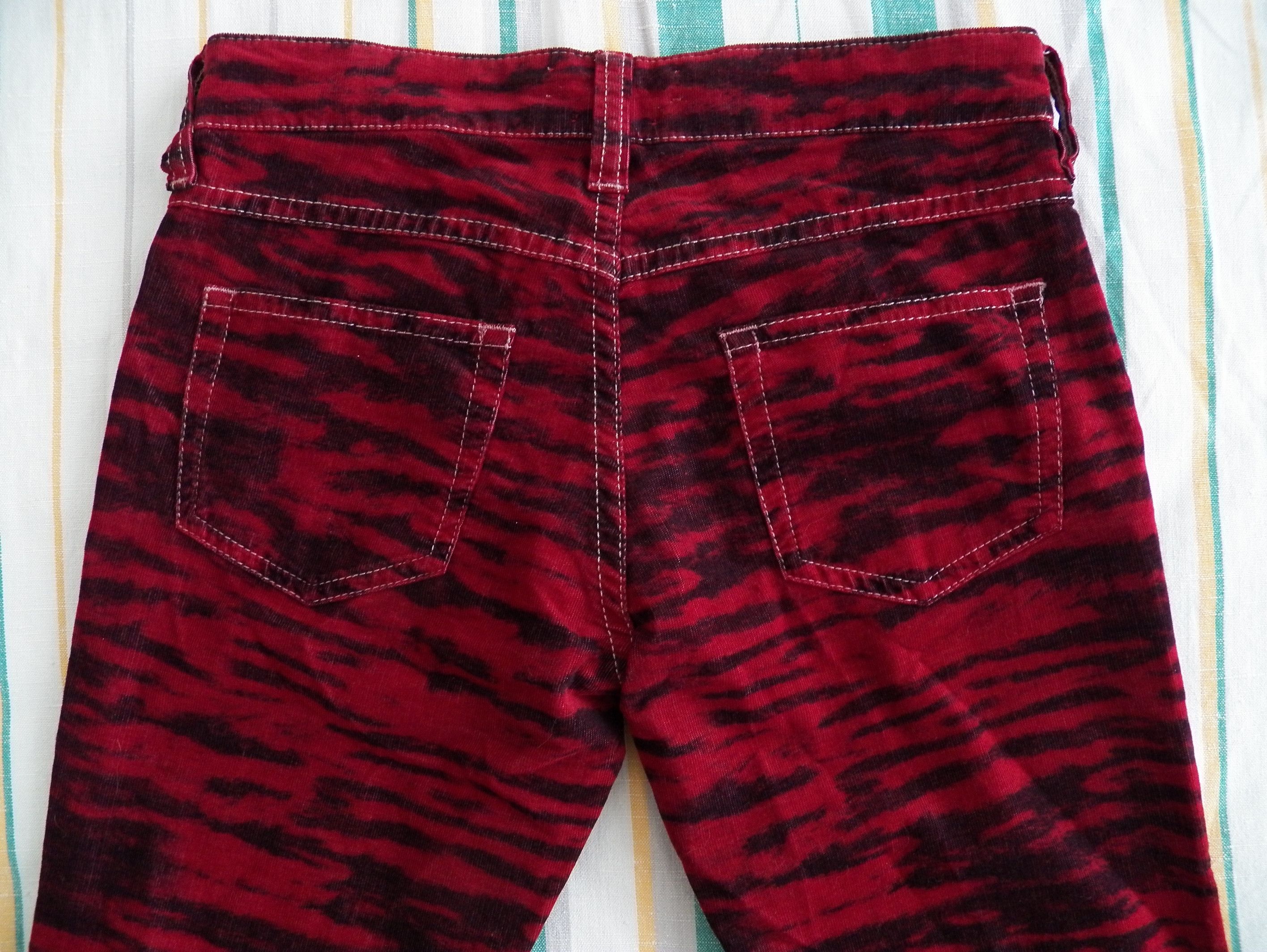 Isabel Marant Etoile Isabel Marant Etoile Cord Jeans Tiger Print FR34 XS US2 Size 25" / US 0 / IT 36 - 8 Thumbnail