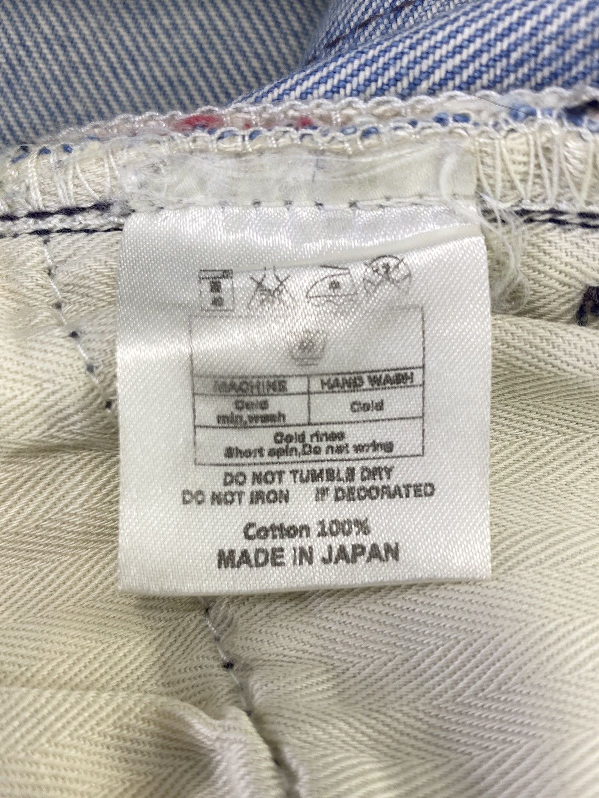 Japanese Brand NO ID Japanese Brand Washed Distressed Selvedge Denim - J835 Size US 32 / EU 48 - 4 Thumbnail