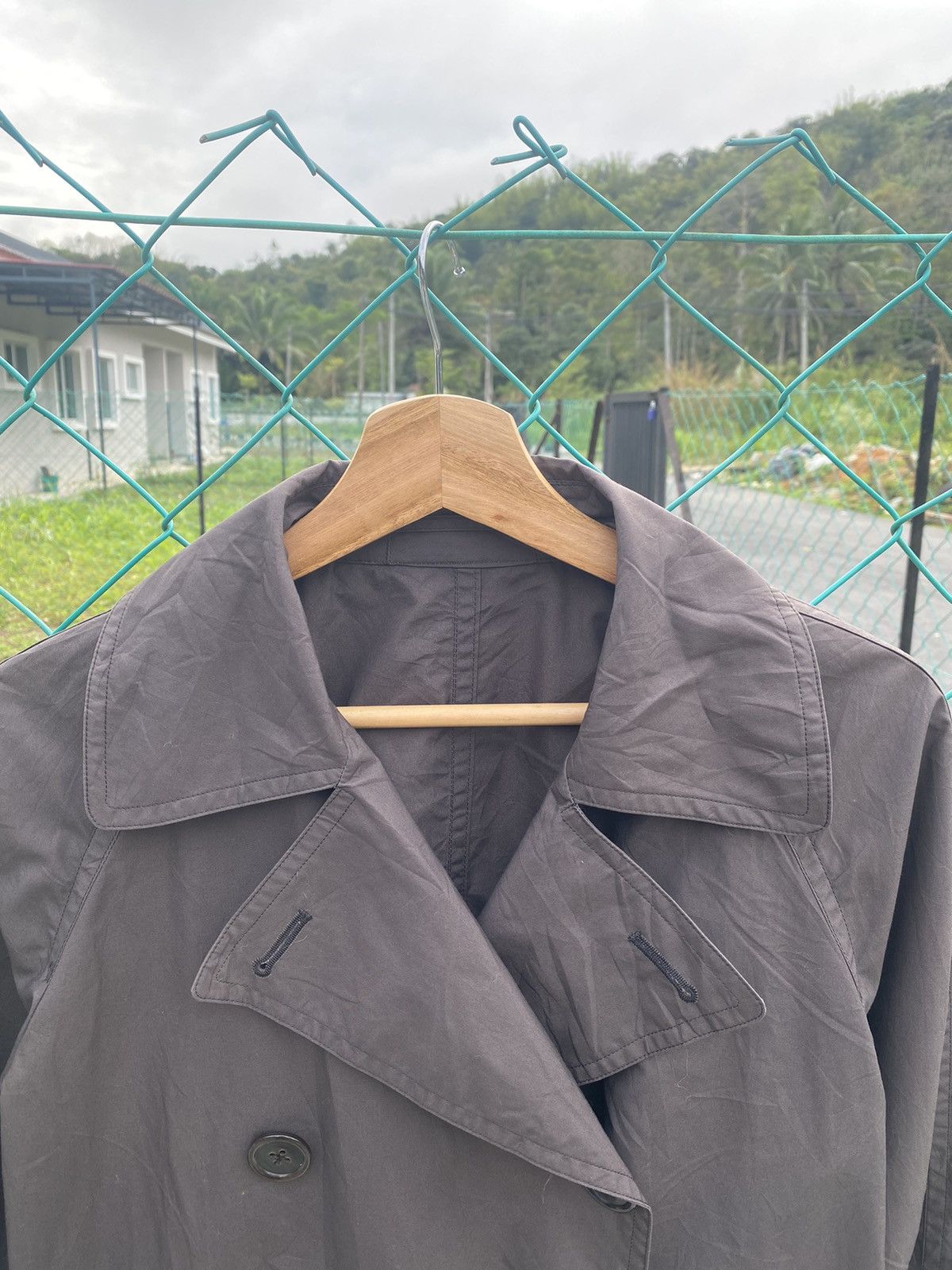 Designer × Margaret Howell × Vintage ⚡️light layer⚡️Margaret Howell Double Breasted Trench Coat Size M / US 6-8 / IT 42-44 - 4 Thumbnail