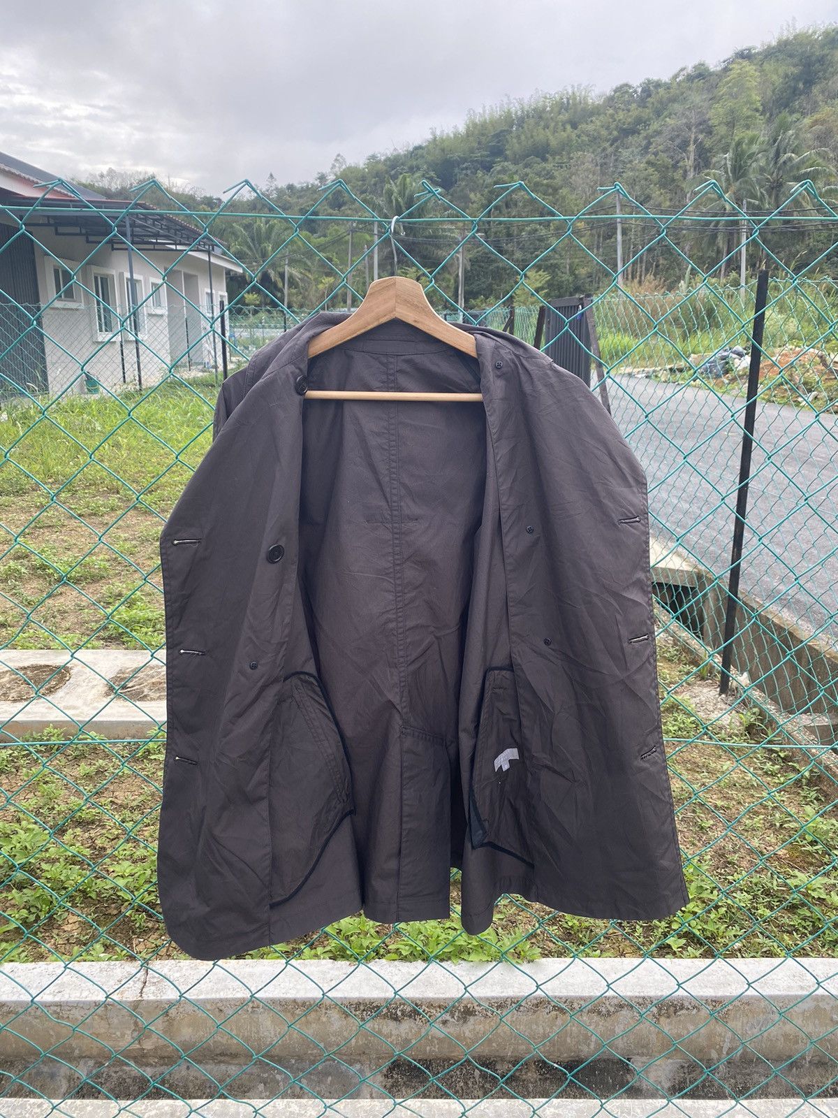 Designer × Margaret Howell × Vintage ⚡️light layer⚡️Margaret Howell Double Breasted Trench Coat Size M / US 6-8 / IT 42-44 - 3 Thumbnail