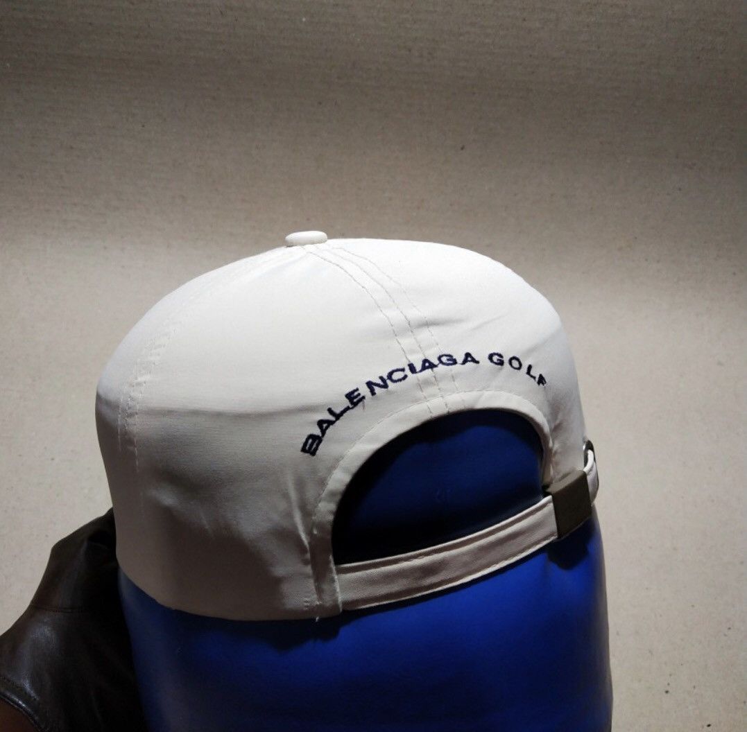 Balenciaga Vintage 90s Balenciaga Golf Wear Hat Big Logo Size ONE SIZE - 6 Thumbnail