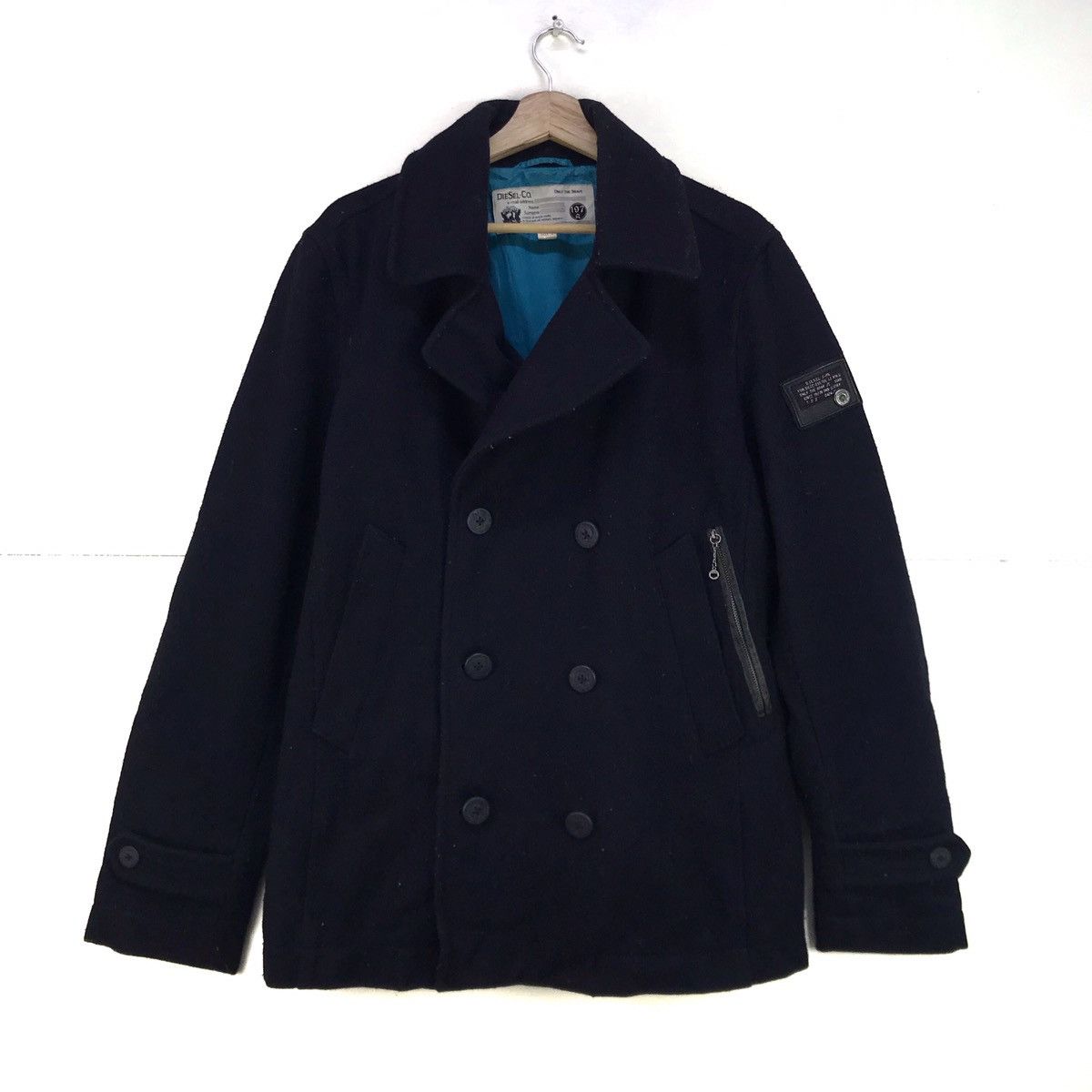 Diesel Diesel ‘ Only The Brave’ Wool Double Breast Heavy Coat Size US S / EU 44-46 / 1 - 1 Thumbnail