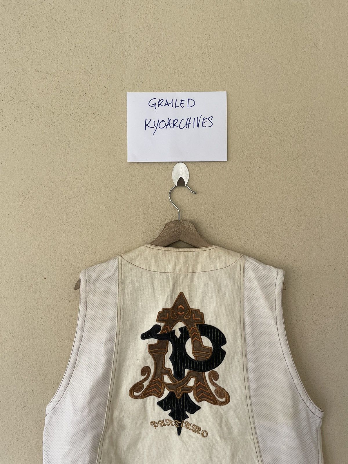 Vintage PARTIAMO PER UOMO EMBROIDERED VEST Size US L / EU 52-54 / 3 - 6 Thumbnail