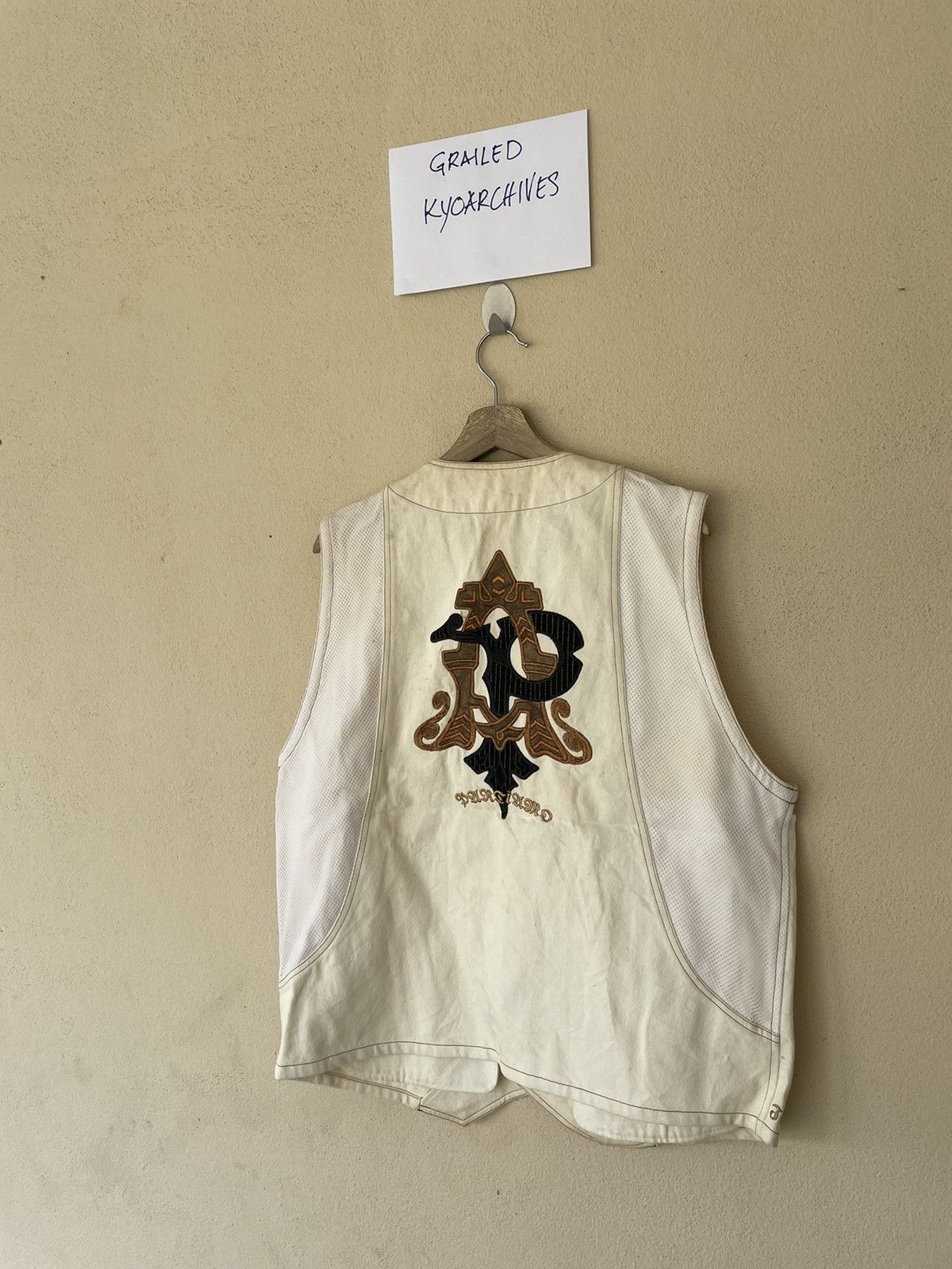 Vintage PARTIAMO PER UOMO EMBROIDERED VEST Size US L / EU 52-54 / 3 - 2 Thumbnail